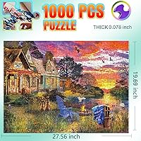 Vista 2 de Rompecabezas de 1000 piezas, rompecabezas de 1000 piezas para adultos y niños, rompecabezas de 1000 piezas adecuados para adultos y niños