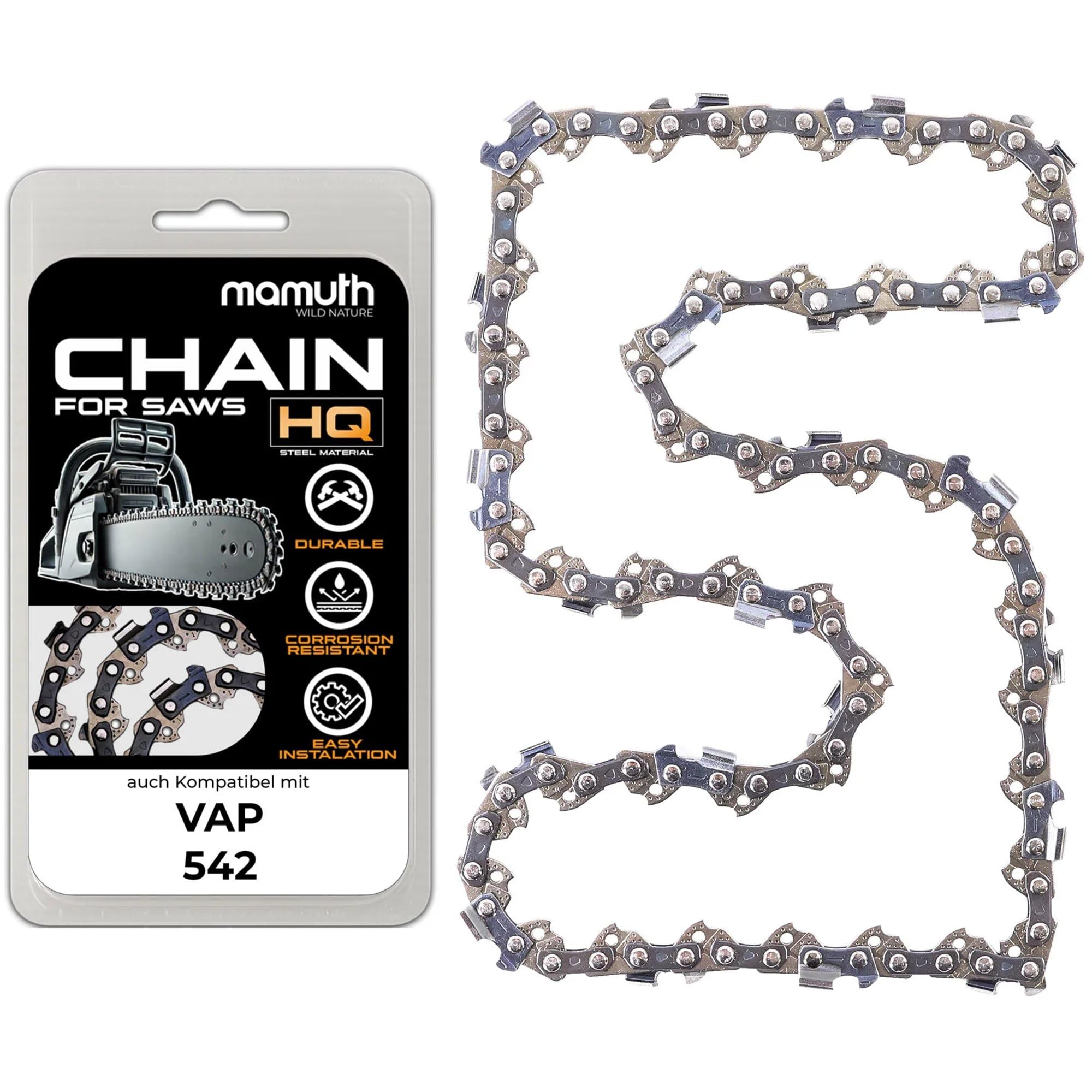 Mamuth Wild Nature Saw Chain 40 Cm 1.5 Mm 0.325 Inch 66 Tg For Vap 542