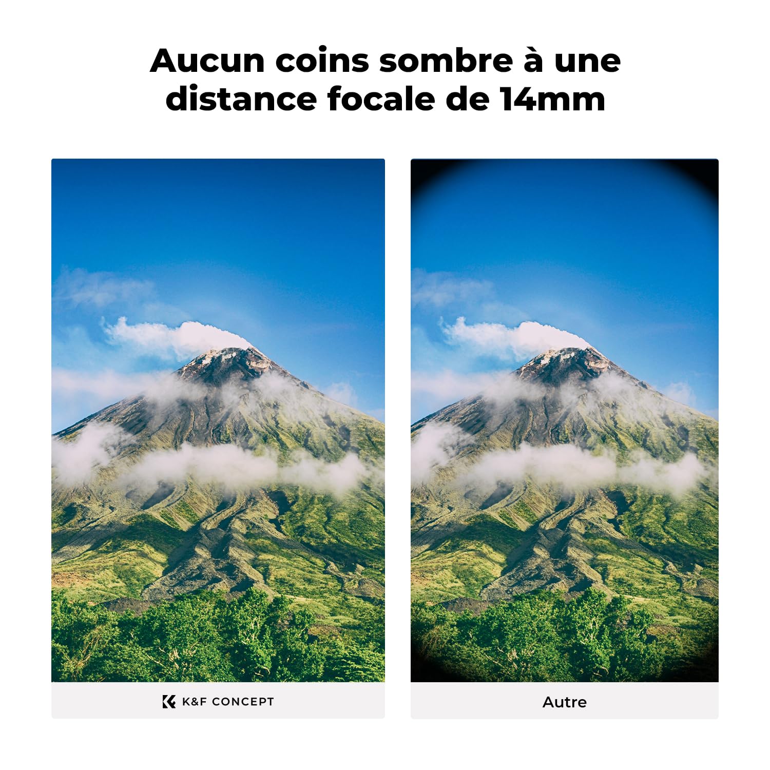K&F CONCEPT 67mm Filtre UV Protection de Nano-X et Bouchon d'objectif et Chiffon de Nettoyage pour Appareil Photo