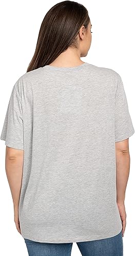Vista 3 de Disney Camiseta para mujer de talla grande con estampado lateral de mariposa Eeyore