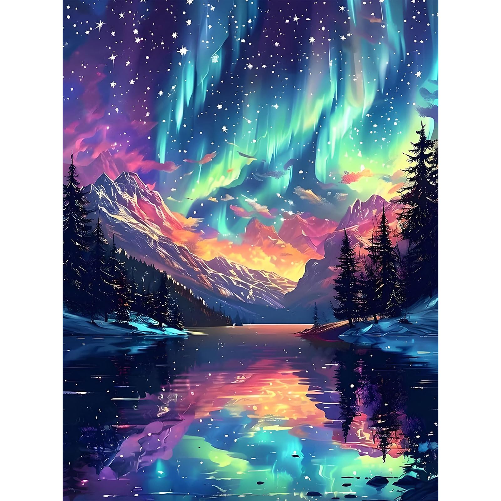 Highland Cow Diamond Painting Kit - Beginner Friendly -17