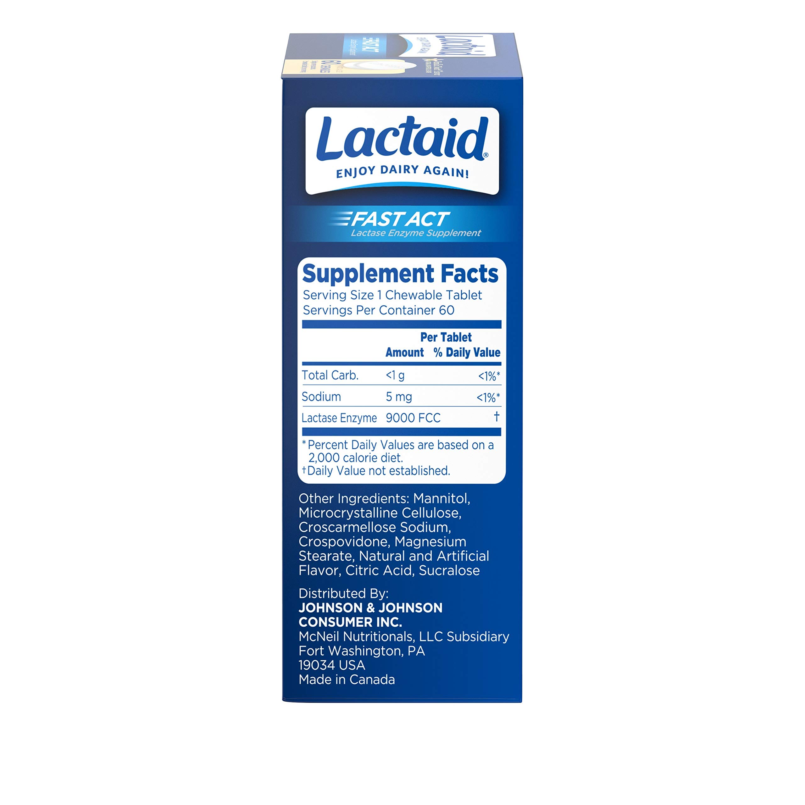 Lactaid Fast Act Lactose Into...B0009RF9KK