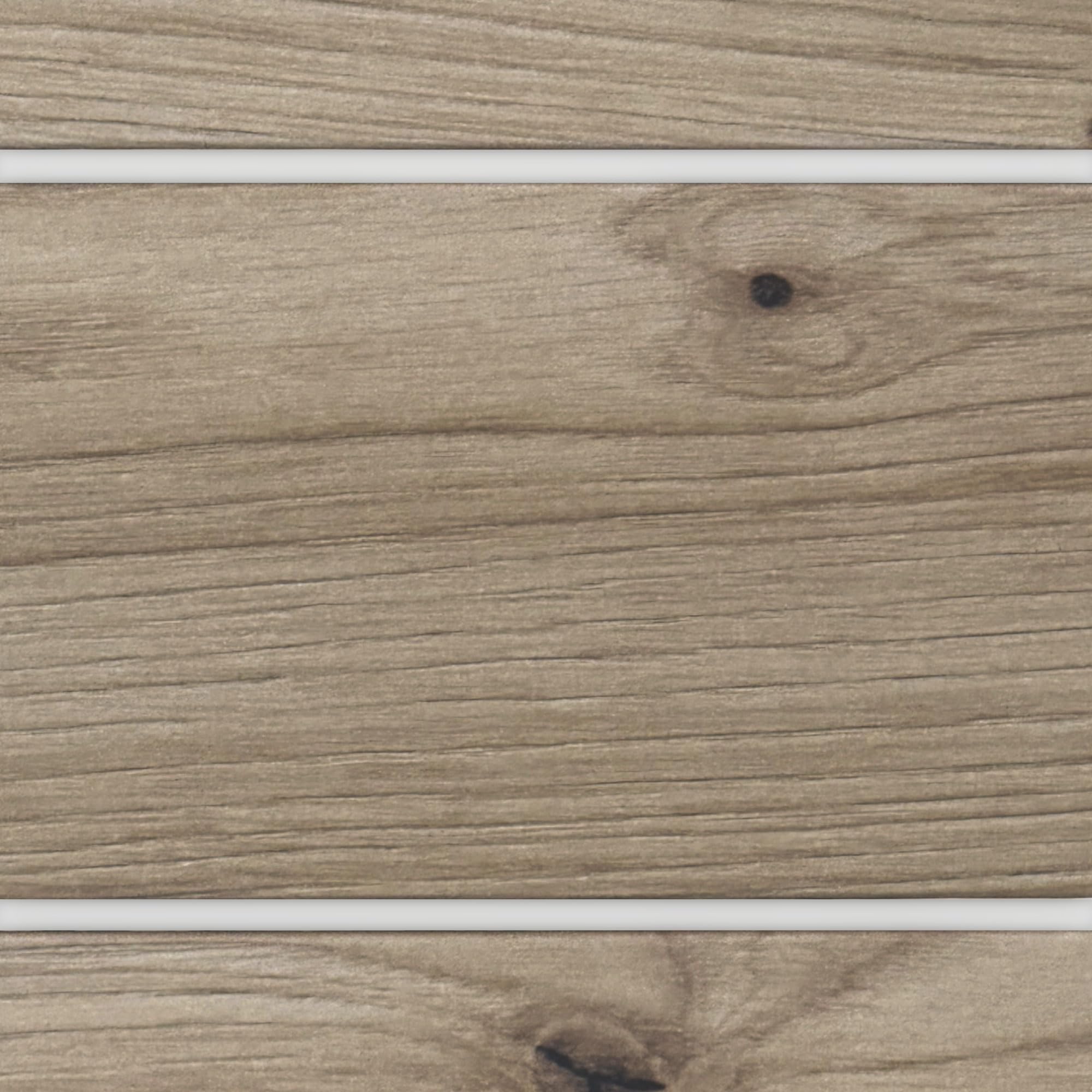 DHOME Recyceltes MDF Holz Kopfteil im Palettenstil Horizontales Bed Pallets Beschläge inklusive (110x46 Palette 5, Eiche)