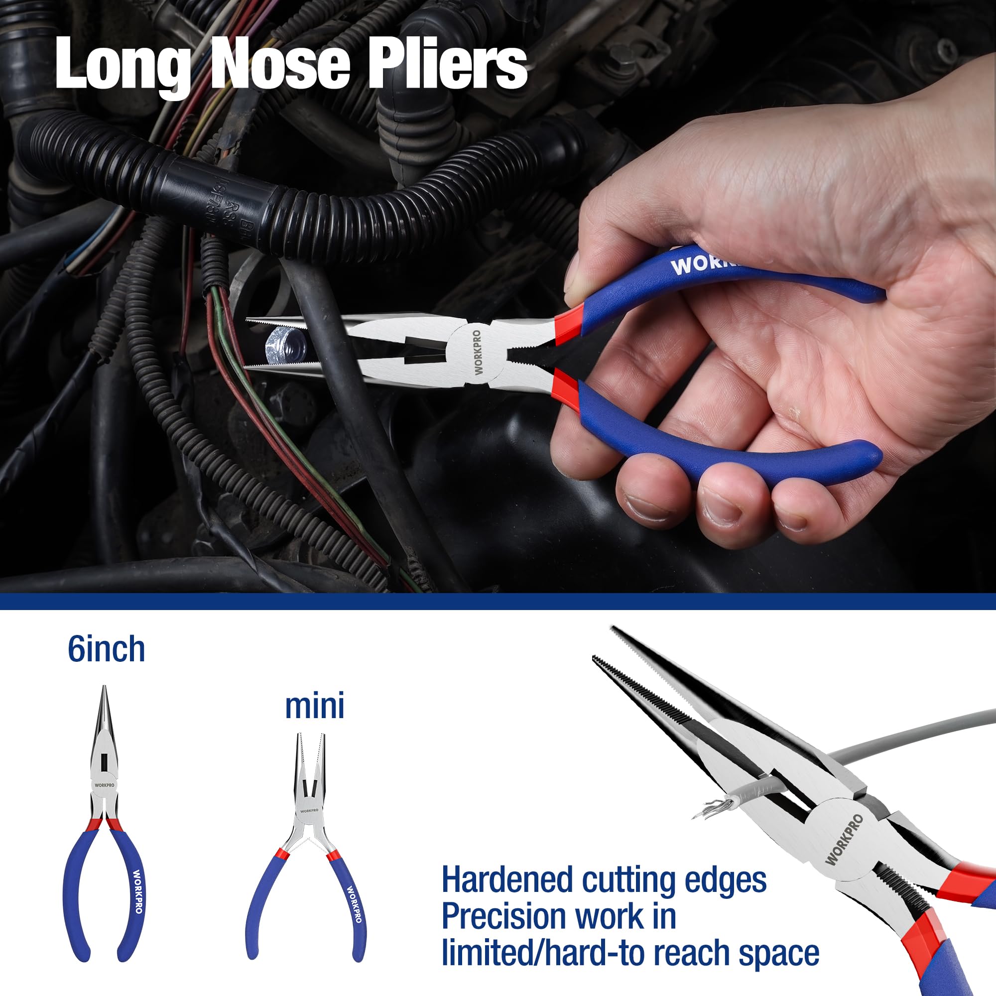 WORKPRO Pliers Set - 7 Piece Tool Set -6