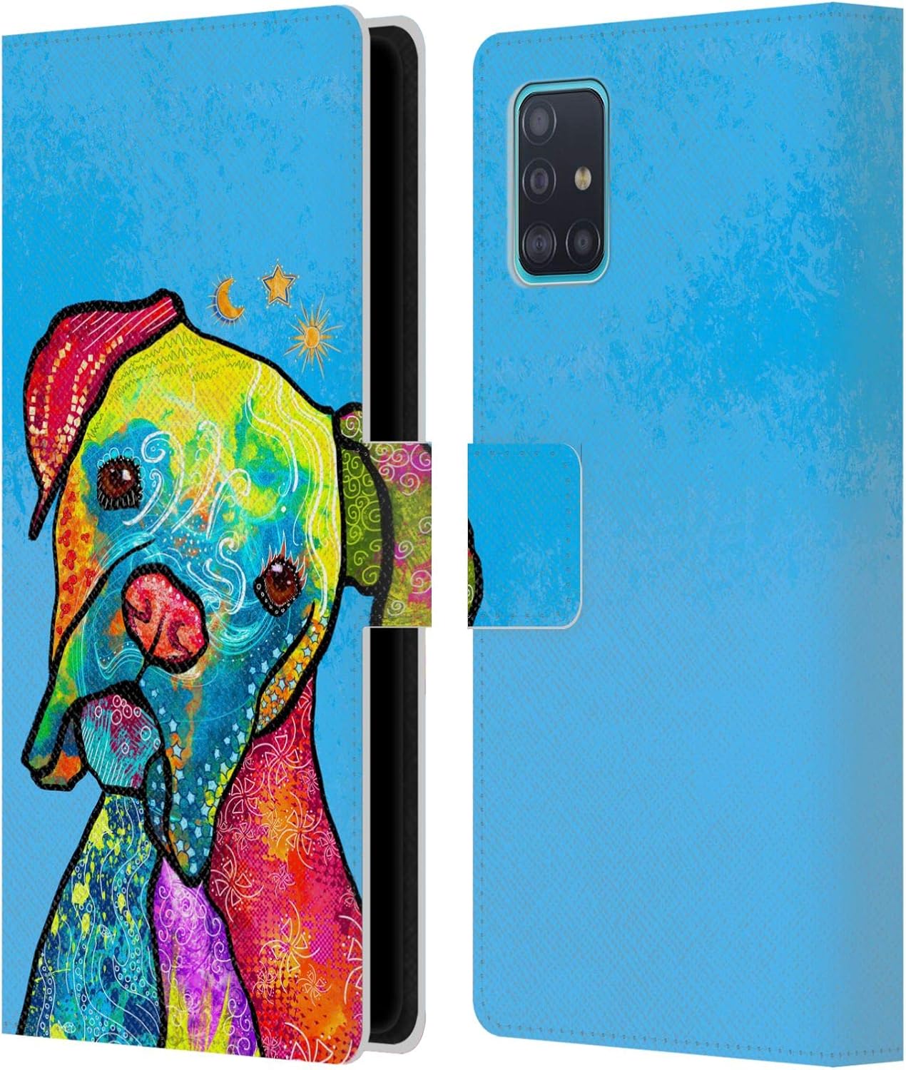 Head Case Designs Officially Licensed Duirwaigh Golden Retriever Dog Animals Leather Wallet Case Compatible with Samsung Galaxy A51 (2019)
