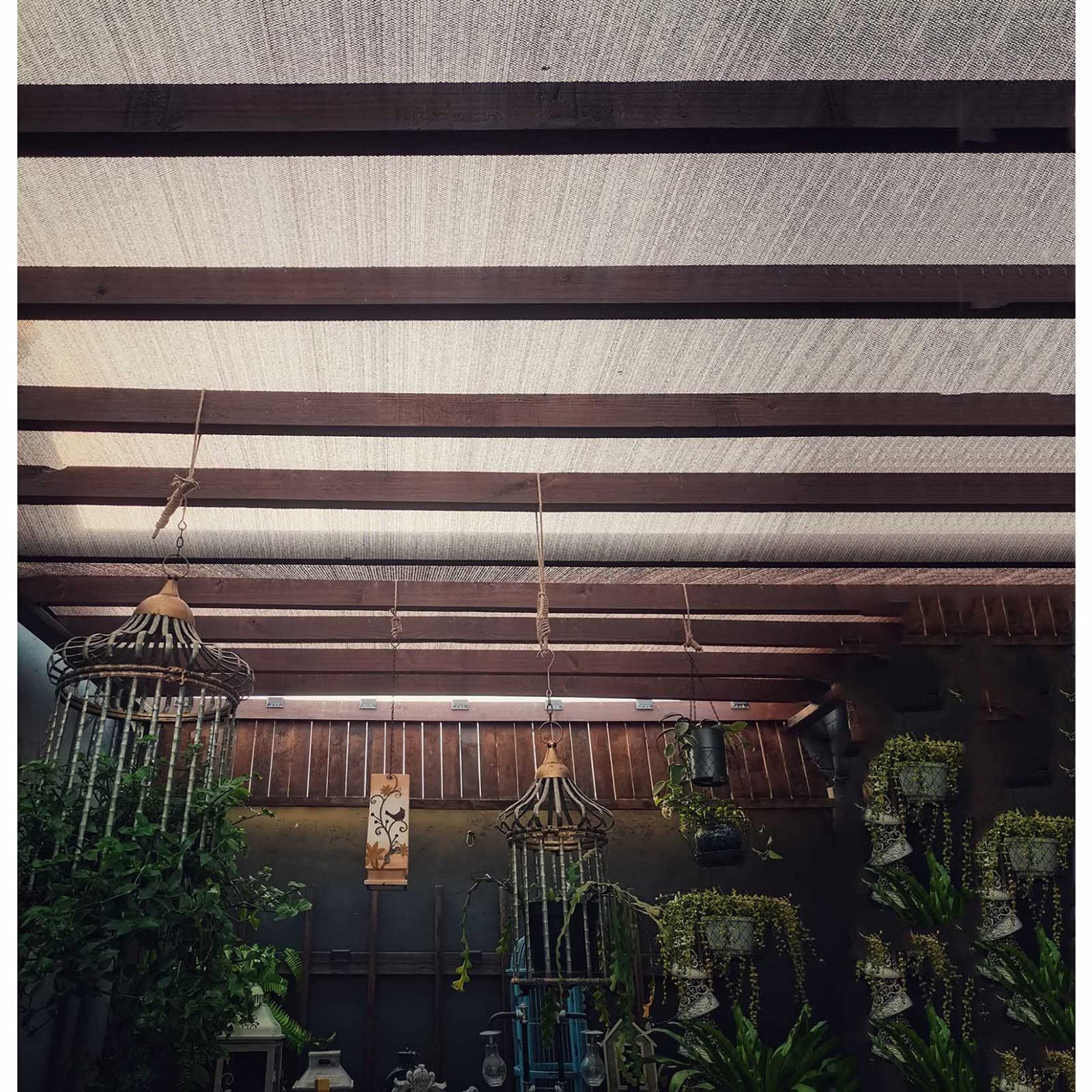 Filet D'ombrage 90-95% UV – Taille 3x5 M (autres Tailles Dispo) – Polyéthylène Résistant – Avec œillets – Pour Terrasse, Jardin, Piscine, Serre