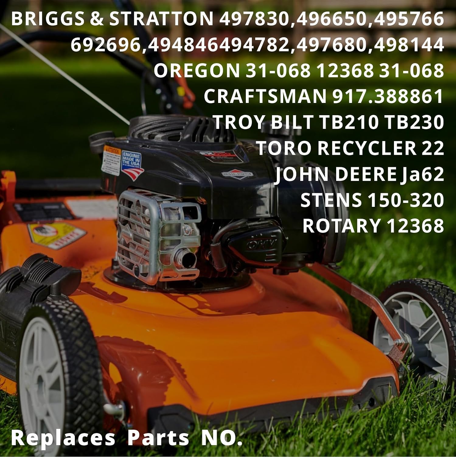 DYC 497680 Recoil Starter Compatible with Briggs & Stratton 497680/498144/497830 Pull Start for 6.75 HP Engines Craftsman, Toro, Troy-Bilt TB210/TB230 Replaces Oregon 31-068, Rotary 12368