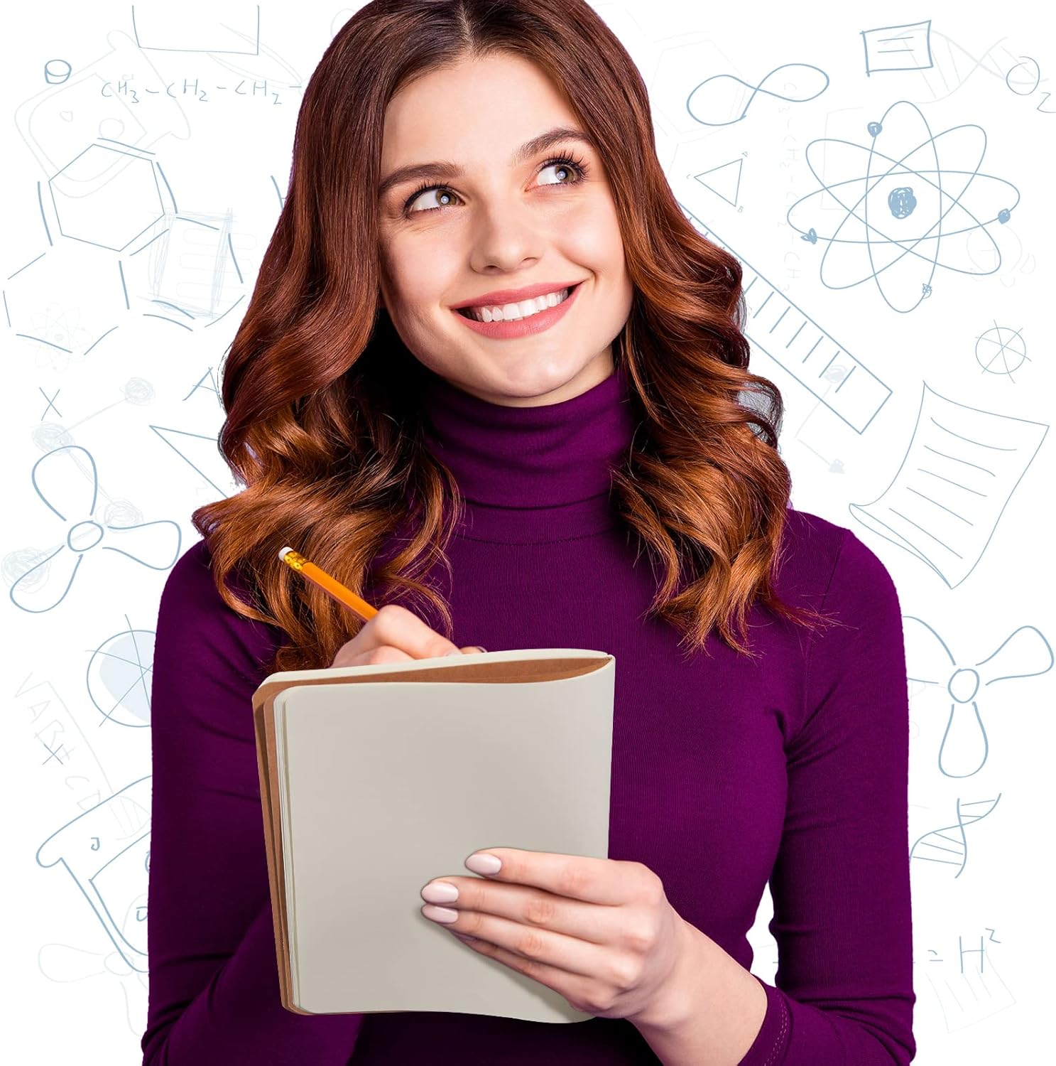 Epakh 48 Pcs A5 Back to School Kraft Paper Notebooks Bulk Blank Lined Optional Sketchbook Travel Journal for Office Students School Classroom Writing Work Drawing Writing (Mixed Style)