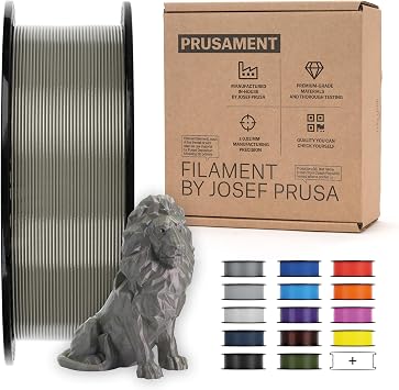 Prusament Pearl Mouse, PLA Filament 1.75mm 1kg Spool 2.2 lbs, Diameter Tolerance +/- 0.02mm