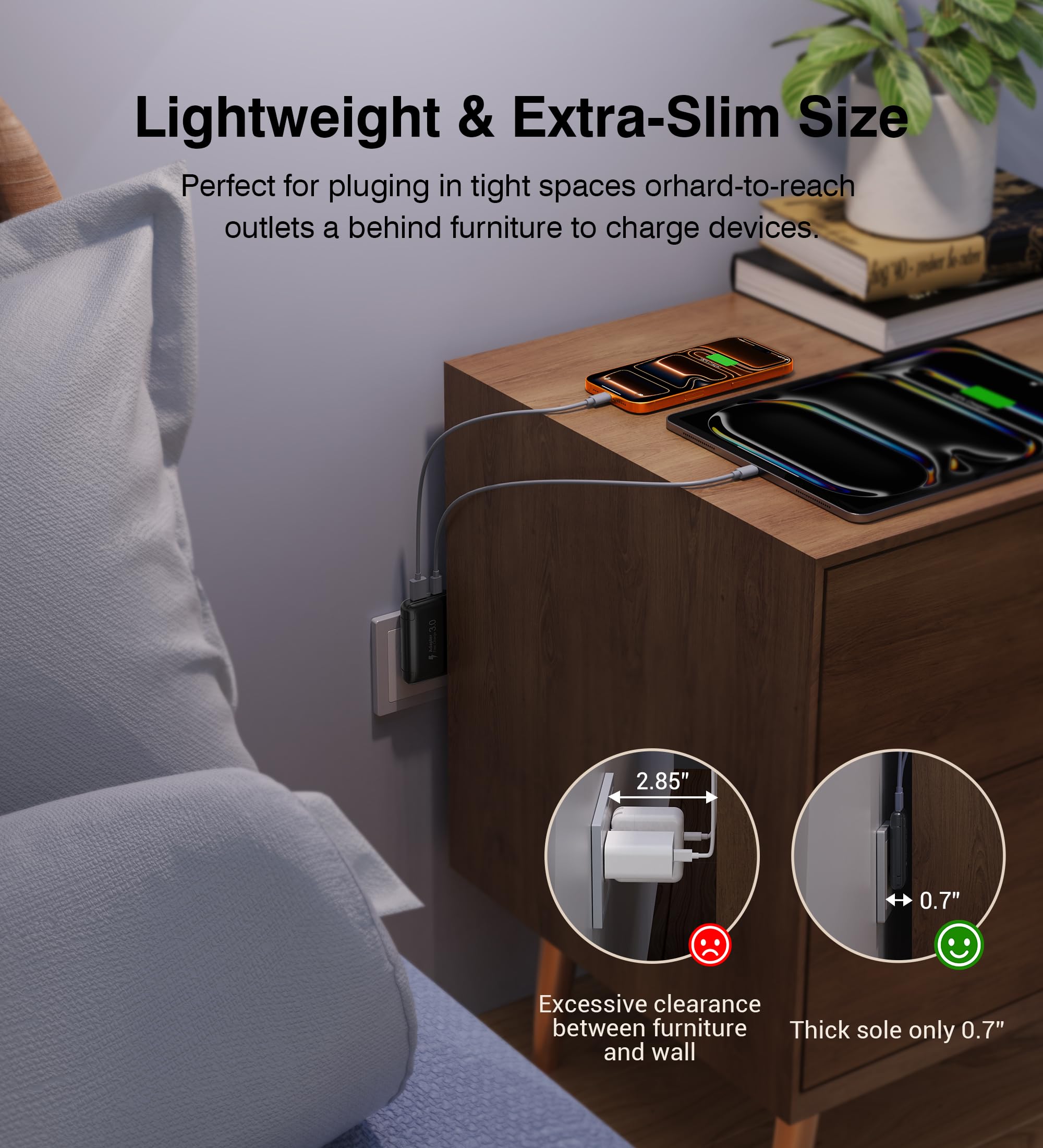 Bloque de cargador de pared USB C