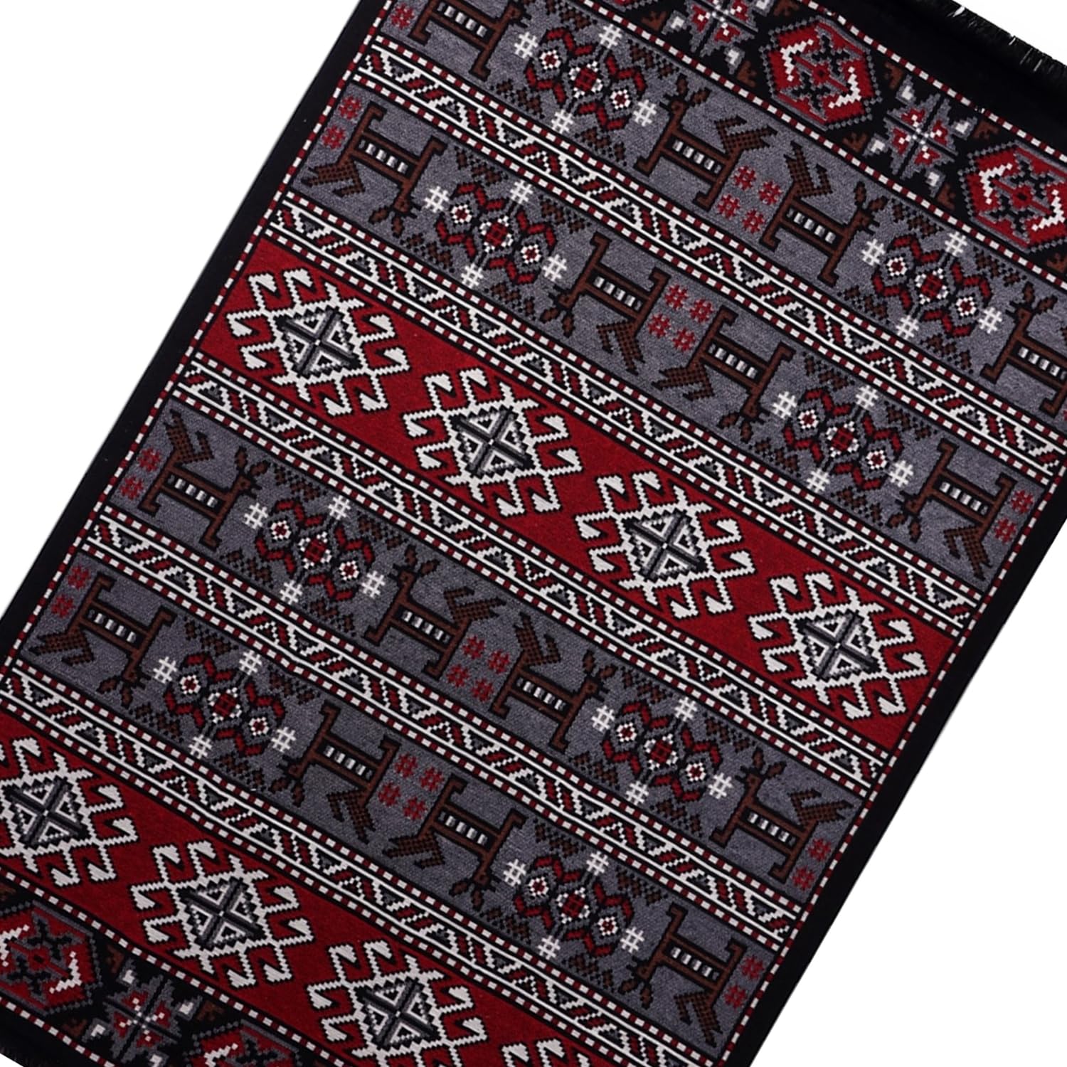 Bigghome Kilim, Makinede Yıkanabilir, Modern Desenli, 80 * 150 cm, SA25HC
