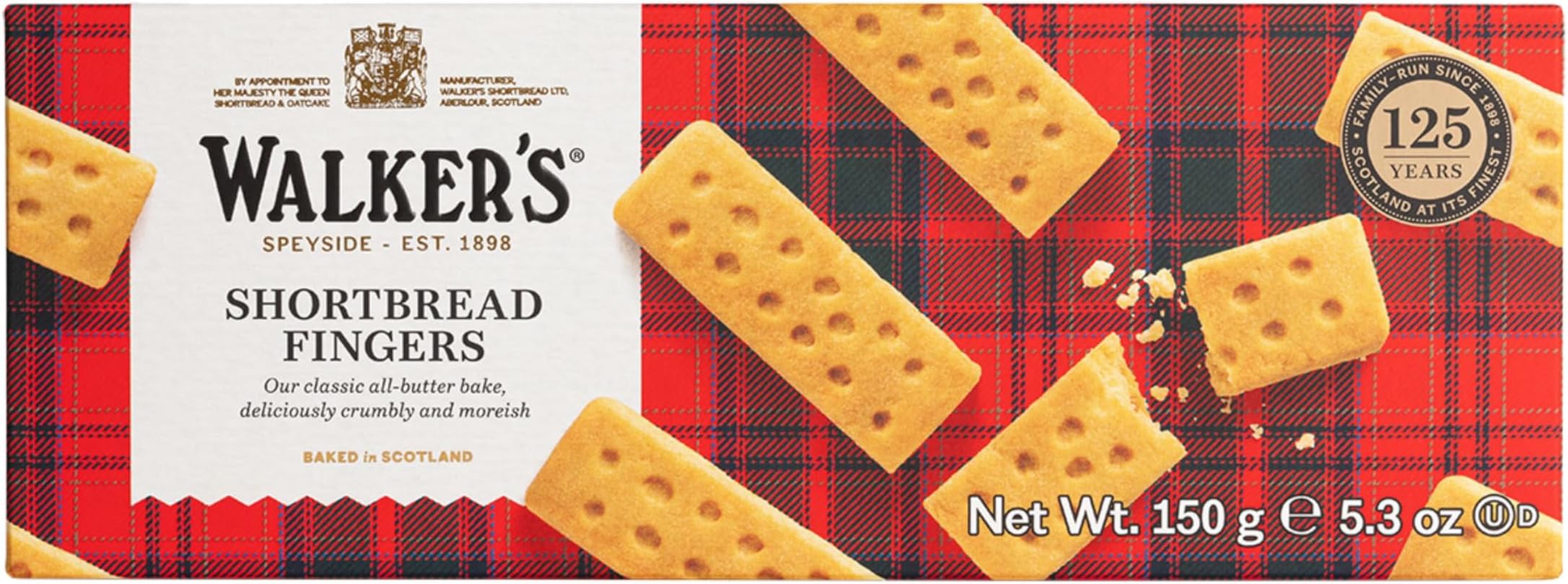 All-Butter Shortbread Fingers 150g