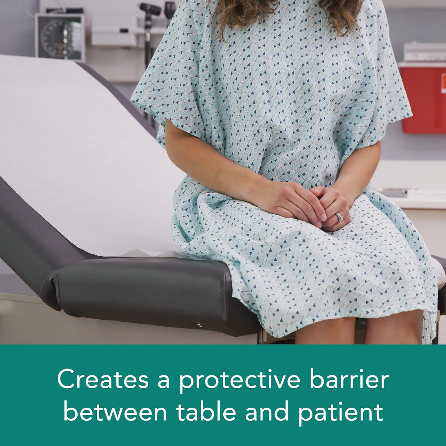 TIDI Choice Exam Table Paper, White, 18" x 225' (12 per Case) - Barrier Protection - Smooth Finish for Comfort - Medical Supplies (913182): Industrial & Scientific