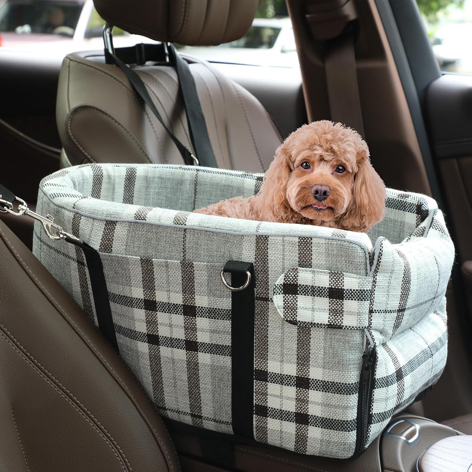 Portable Small Dog Car Seat with Washable Cushion – Fits Up to 13lbs Portable Small Dog Car Seat with Washable Cushion – Fits Up to 13lbs