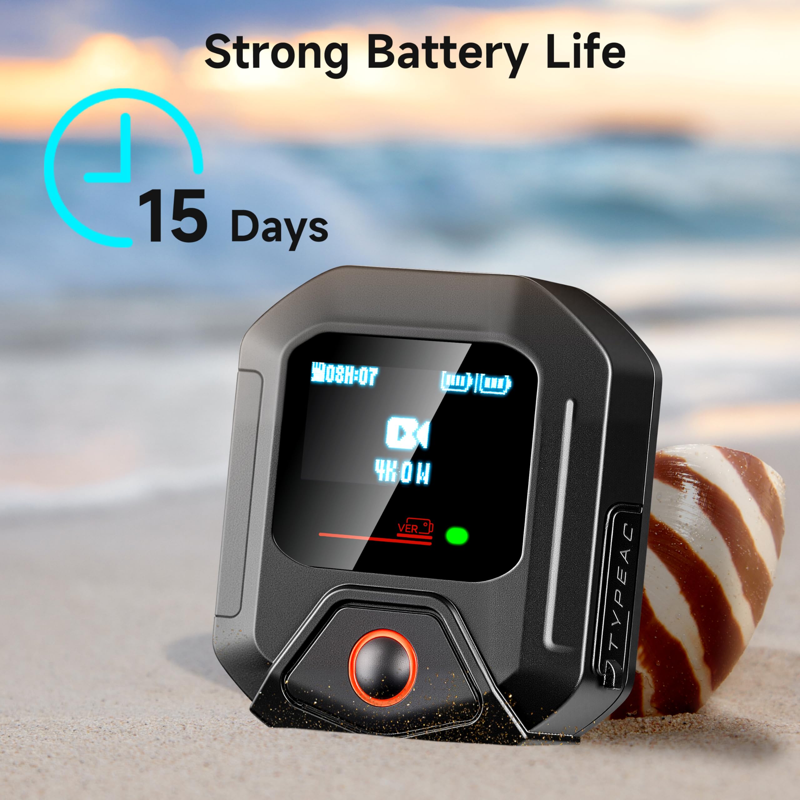 Télécommande pour GoPro Hero 13, contrôleur intelligent portable sans fil avec bracelet compatible avec Go Pro 13 12 11 MAX 2 Display Action Camera Power Battery Accessories