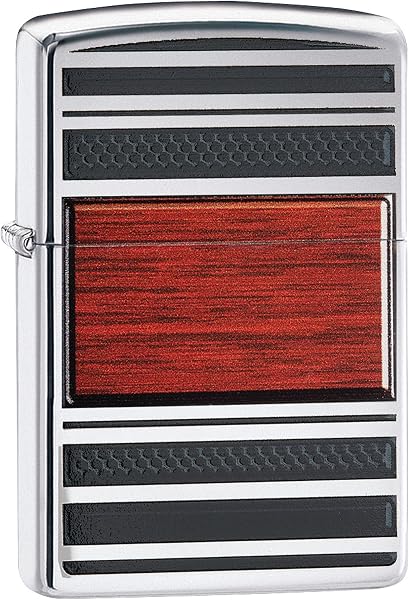 Zippo Zapalniczka benzynowa stal i drewno
