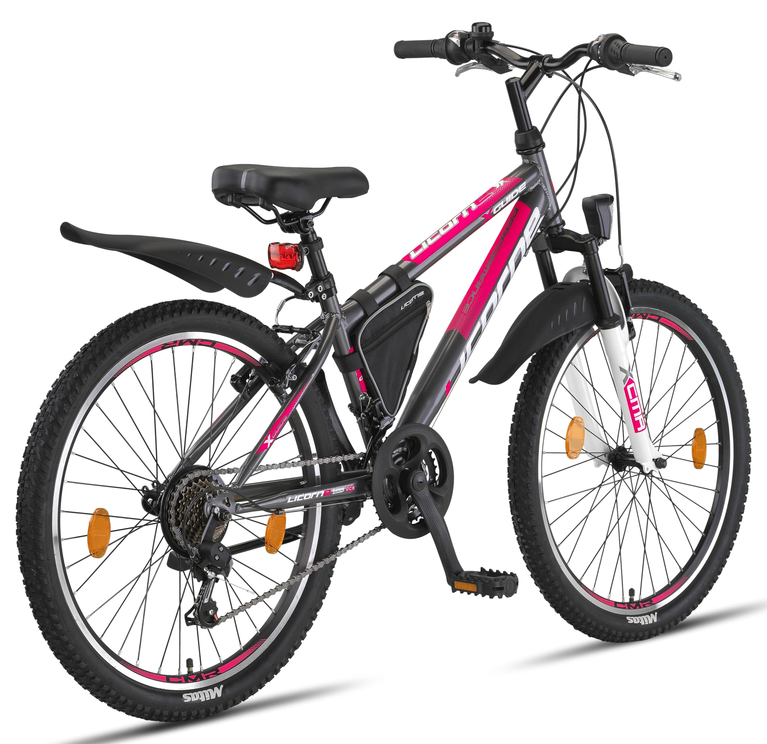 Licorne Bike Guide Premium rower górski 20, 24, 26, 27,5 i 29", dla dziewcząt, chłopców, mężczyzn i kobiet
