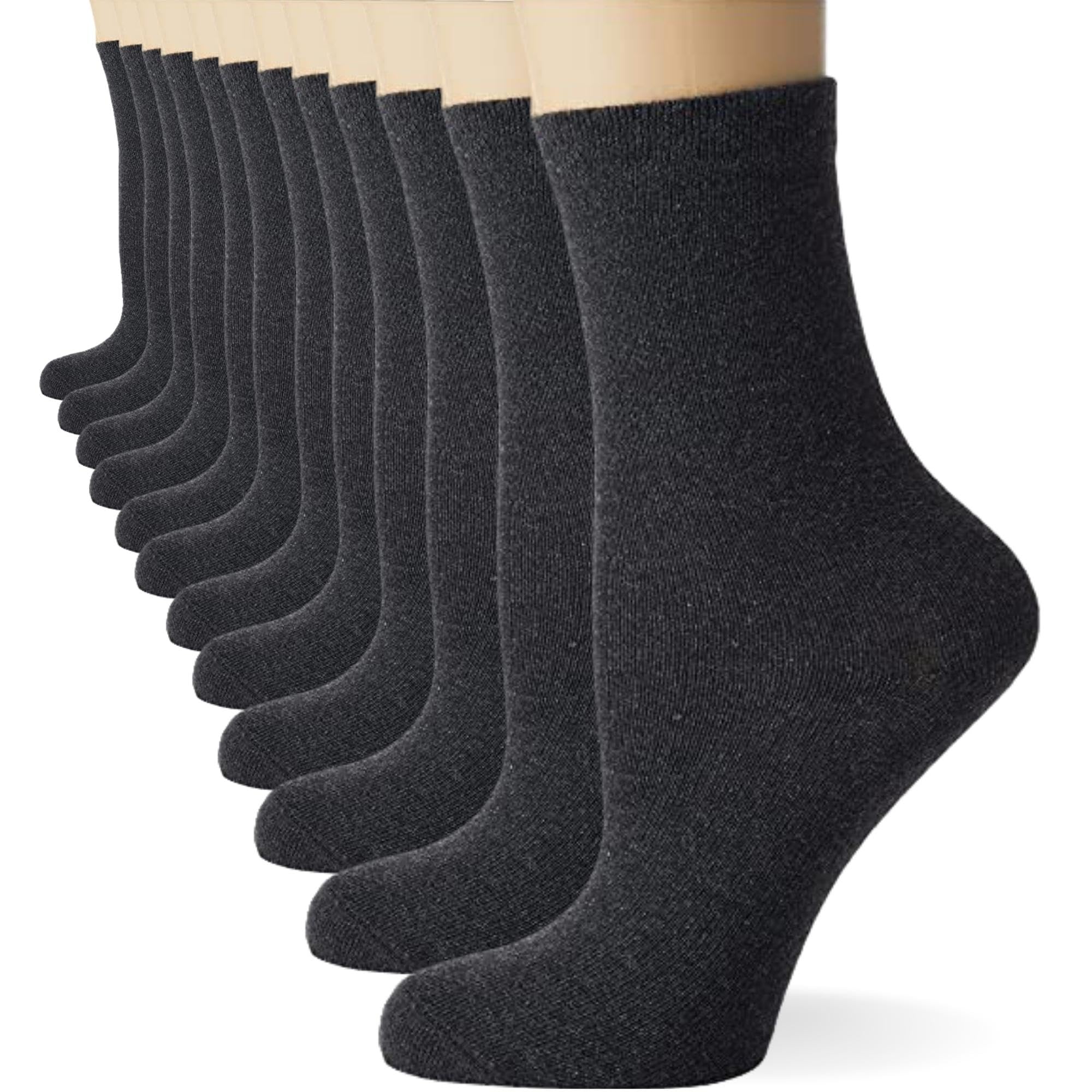FM London Calcetines escolares unisex para niños (paquete de 12) - Transpirables, duraderos y cómodos