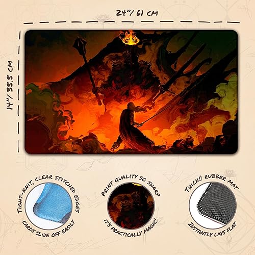 Miniatura 4 de Paramint I Am No Man (Stitched)  LOTR Lord of The Rings  Compatible con Magic The Gathering  Play MTG, YuGiOh, Pokemon, TCG  Diseños y accesorios