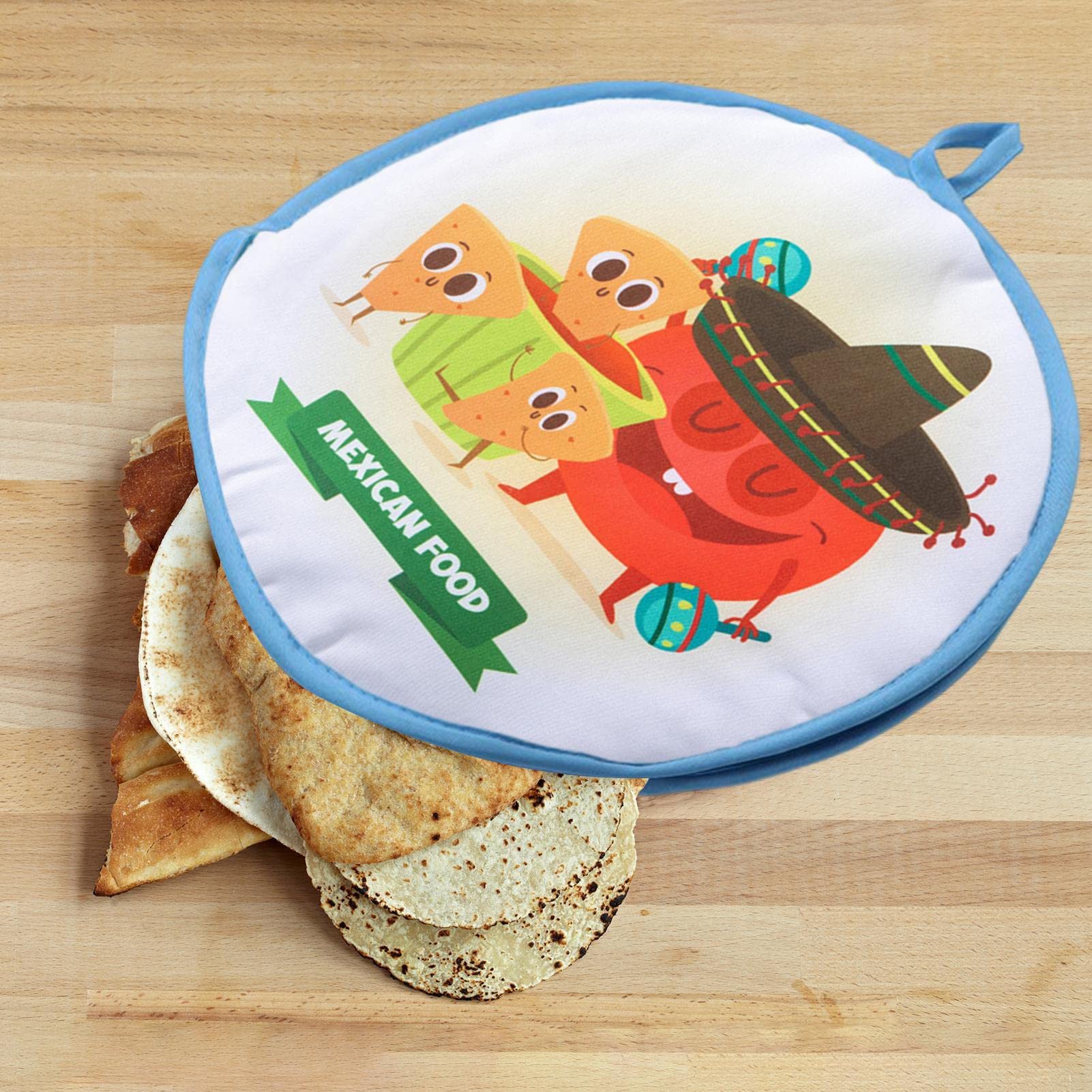 Tortilla-Wärmer Aus Stoff Für Die Mikrowelle – Hält Fladenbrot Warm & Frisch | 30 Cm, Ideal Für Partys & Zuhause