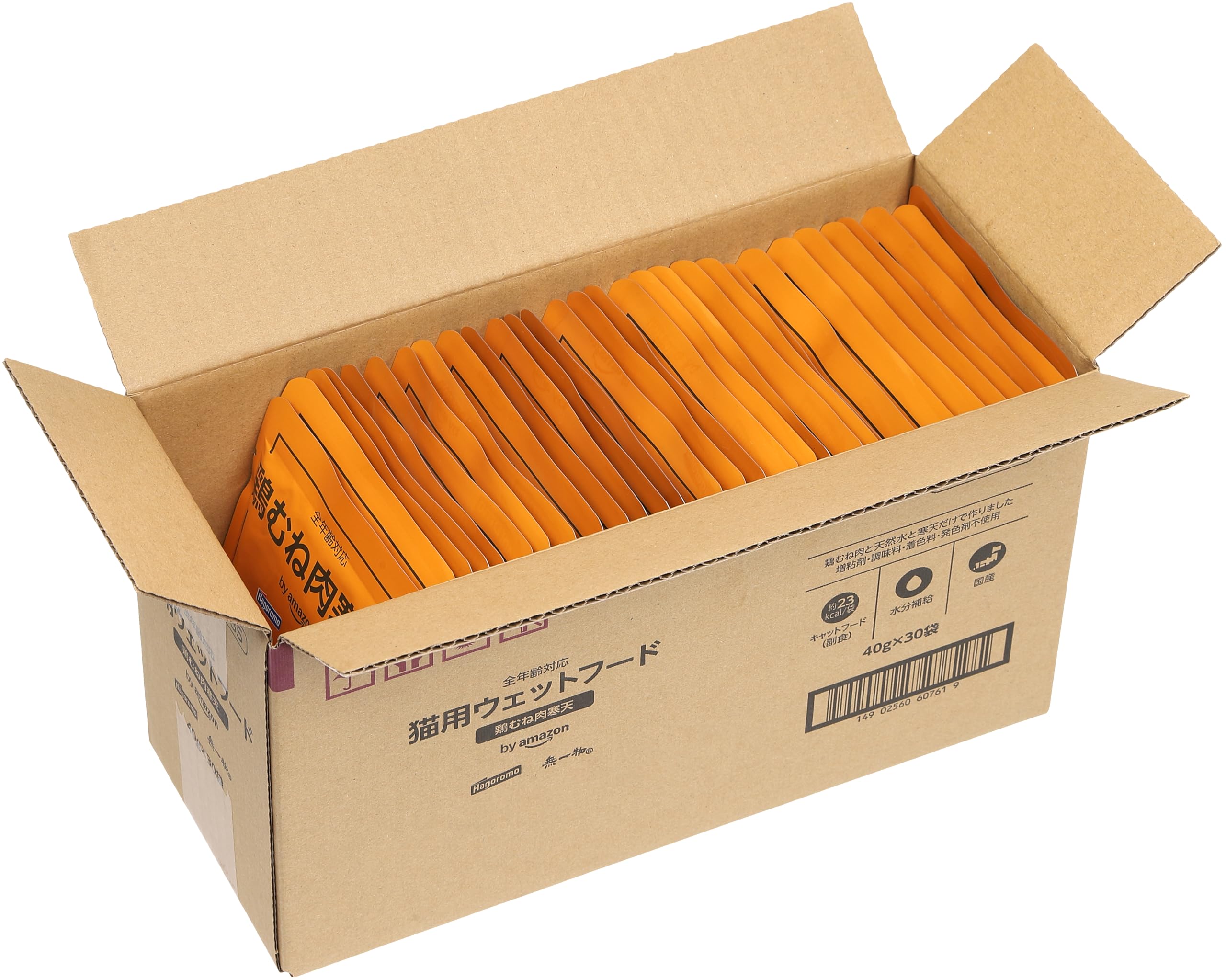 Amazon.co.jp: by Amazon はごろも 無一物 寒天ゼリー パウチ 鶏むね肉