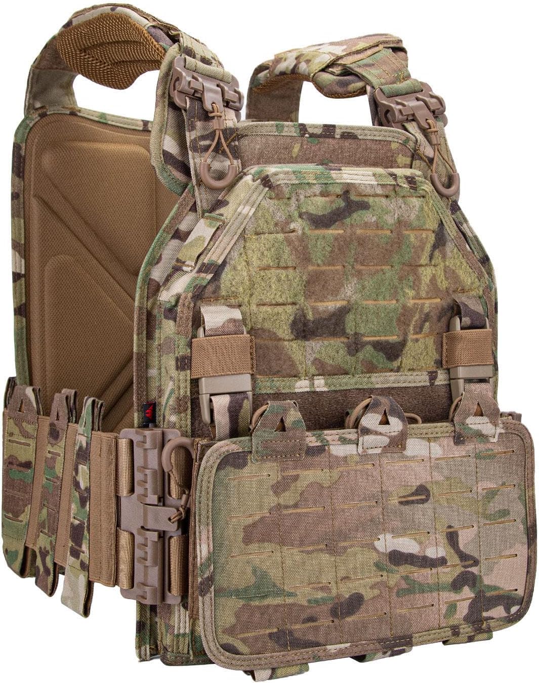 Gilet tactique léger ajustable pour éviter la fatigue durant l'entraînement de tir