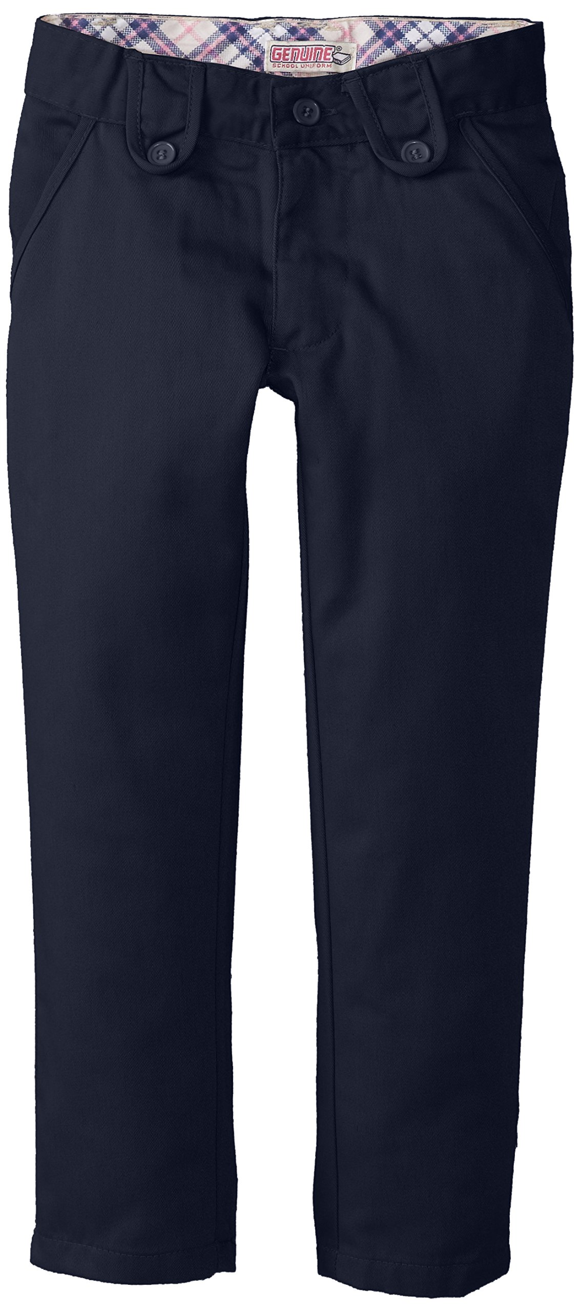 Genuine Pantalón de Sarga para Uniforme Escolar para niño (más Estilos Disponibles), azul marino (Warm Navy), 5