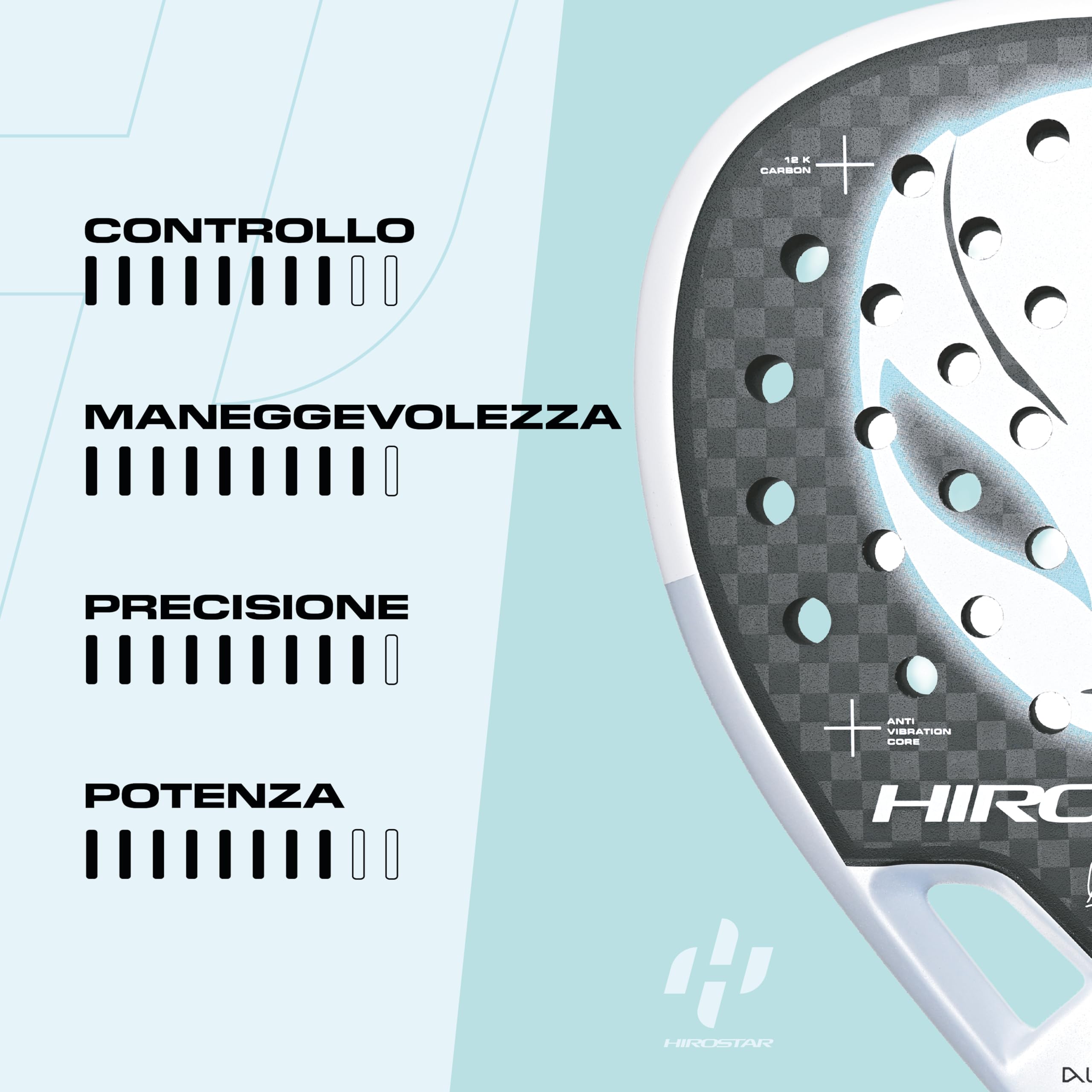 Racchetta Padel Alien 2025 | Racchetta da Padel Con Forma a Diamante, 100% Carbonio 12K, Bilanciamento Medio/Alto, Peso 365g - 380g