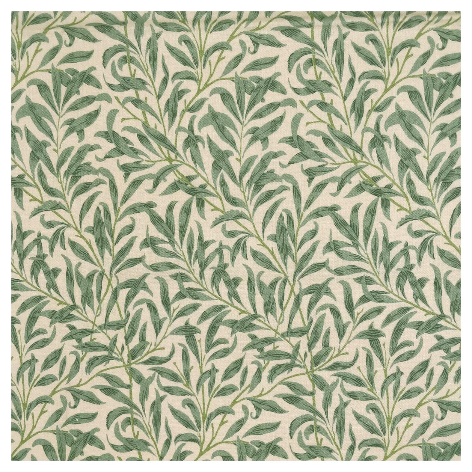 TheFabricTrade 100% Cotton Fabric Digital Printed Material William Morris Willow Bough DUCKEGG Classic Design - Ideal for Arts & Crafts, Sewing, Quilting - Fat Quarter (50cm x 70cm)