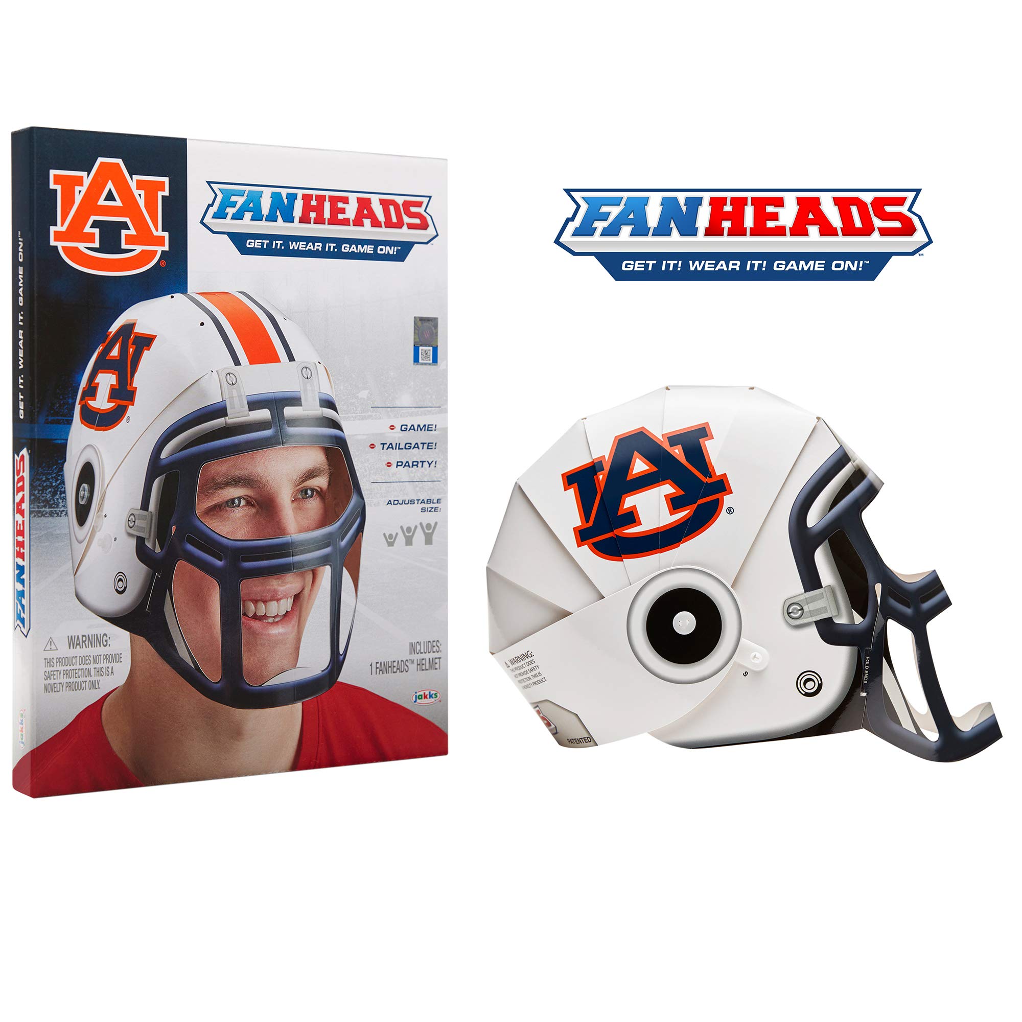 FanHeads Wearable College Football Helmets (All Team Options) – Reinforced Laminated Cardboard Adjustable Helmet – One Size, Official NCAA Merchandise for Fans, Alumni, Students, Dorm Room Decor