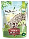 Food to Live Organic Whole Grain Buckwheat Flour, 4 Pounds – Non-GMO, Kosher, Unbleached, Unbromated, Unenriched, Stone Ground, Powder, Meal, Sirtfood, Bulk 64 Ounce (Pack of 1)