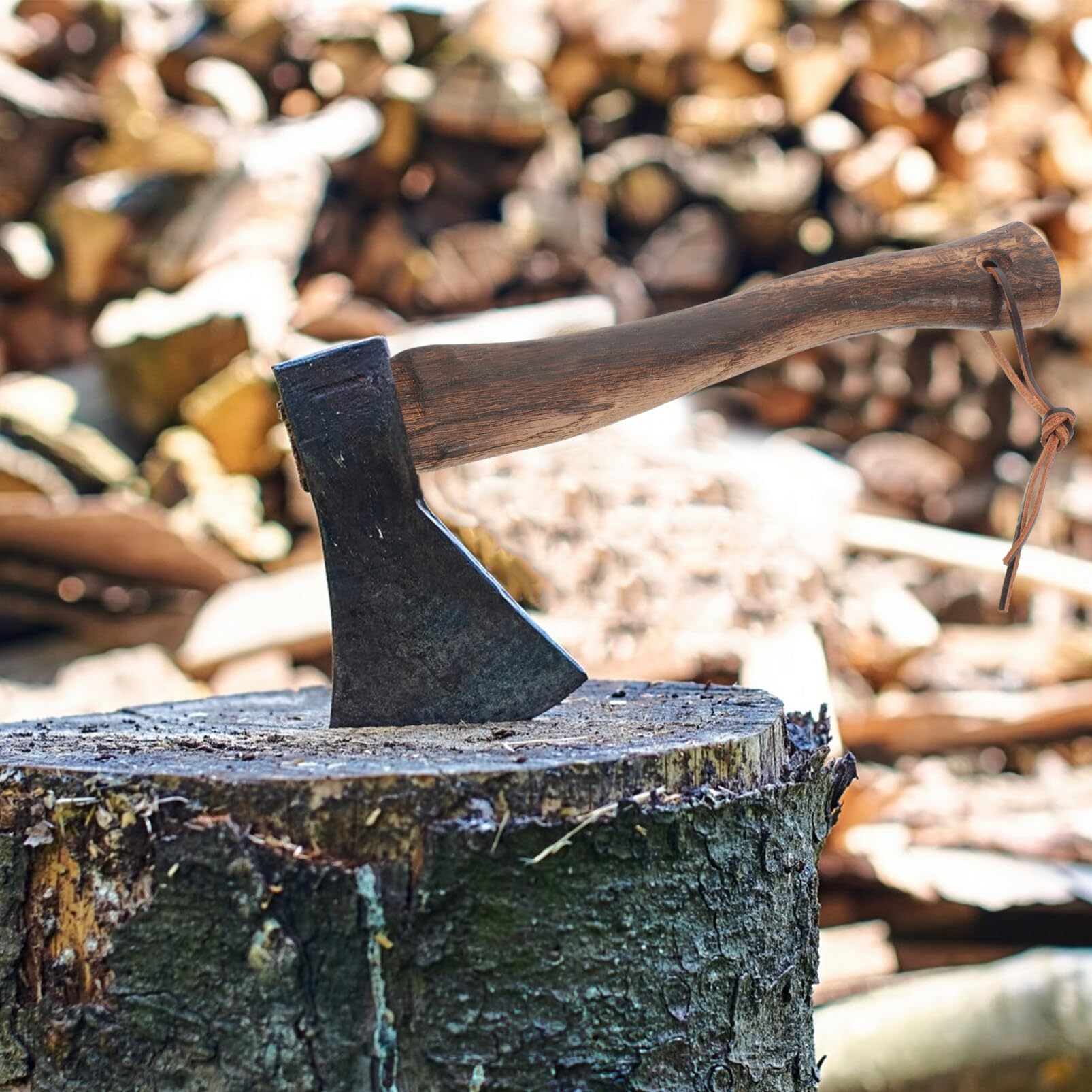 Happyyami Maniglia Legno Per Sostituzione Pratica e Resistente Design Ergonomico Compatibile Con Asce Miniature Per Giardinaggio e Spaccalegna