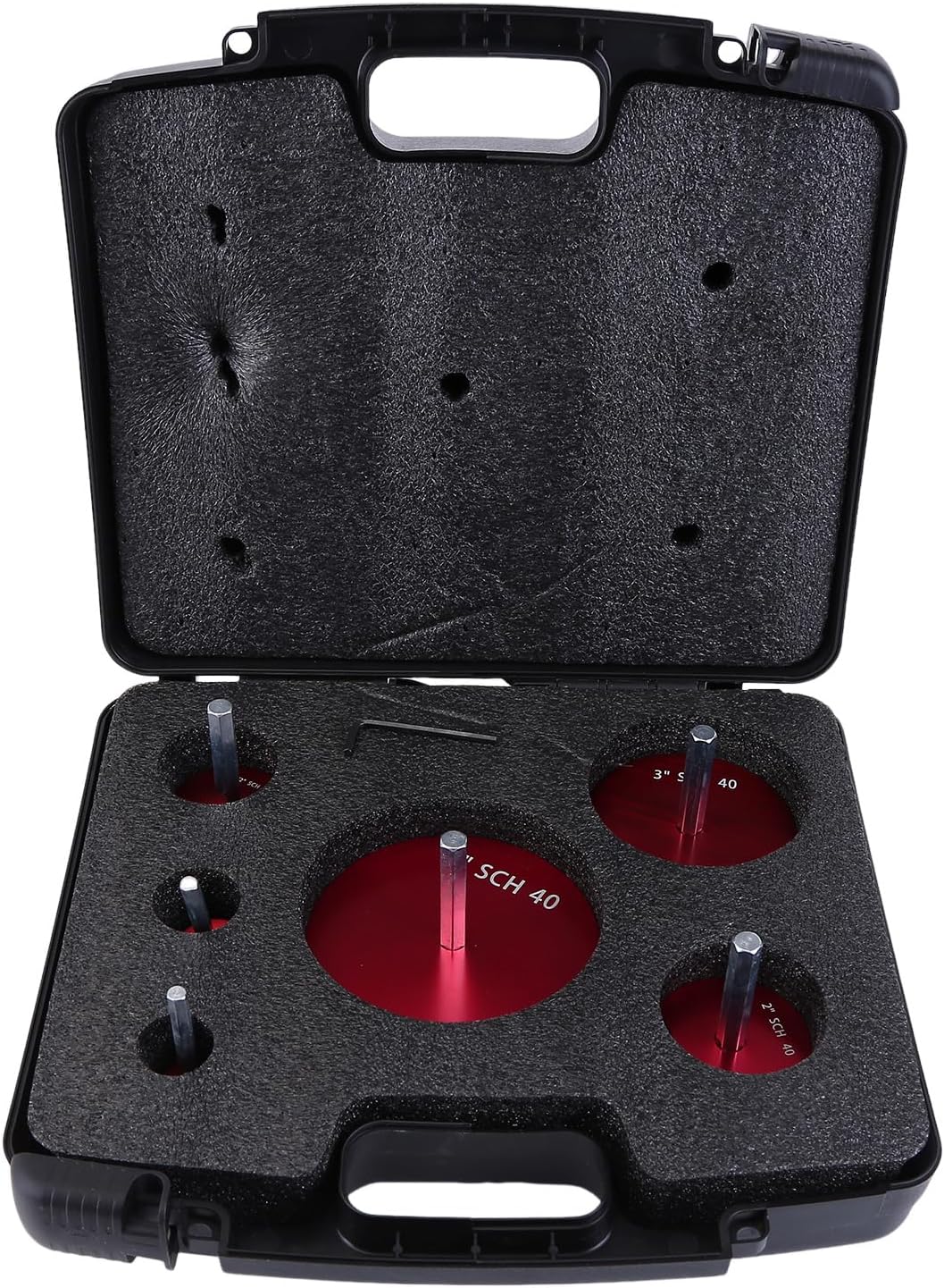 04529 for PPRK6 Plastic Pipe Fitting Reamer 6 Piece Kit fit into standard 1/2" Drills PVC Pipe Reamer Tool Contains PPR75, PPR100, PPR150, PPR200, PPR300 and PPR400