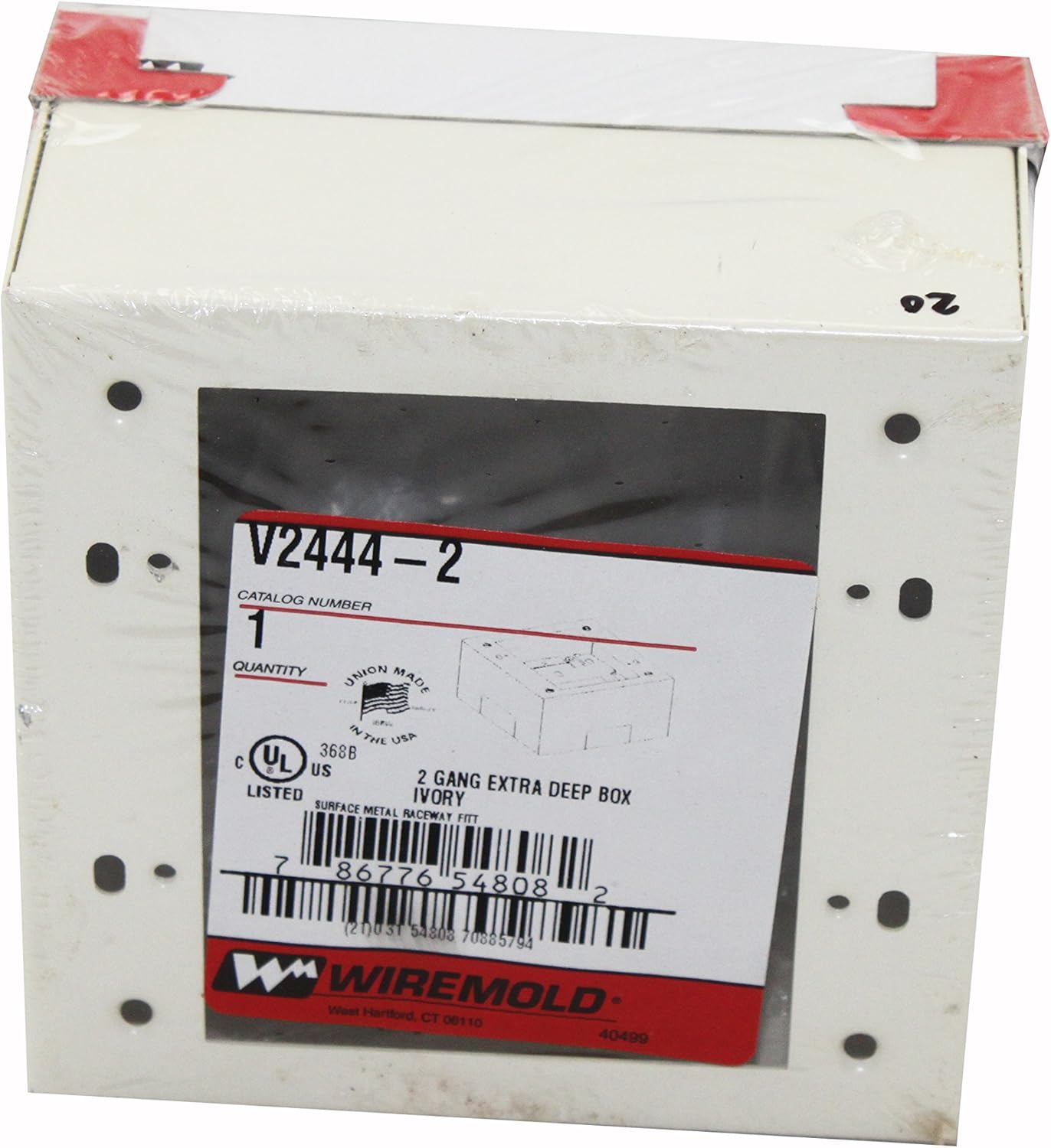 Wiremold Legrand V2444-2 Device Box in original packaging