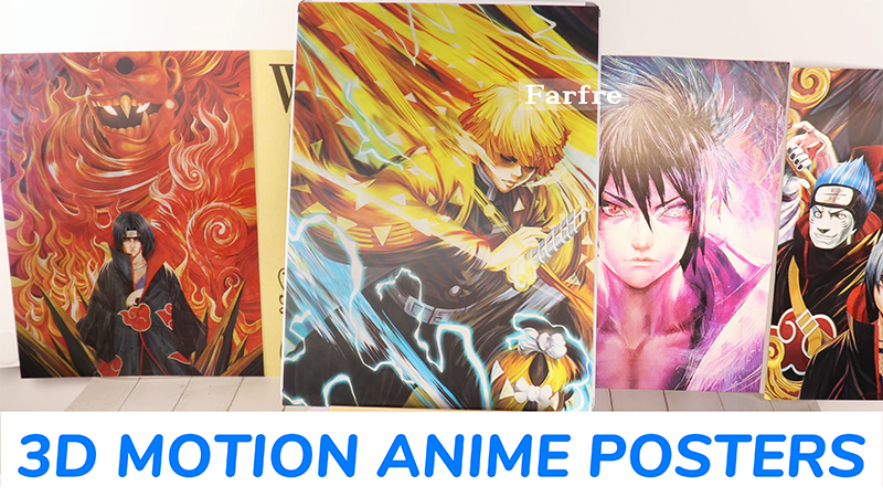 3D Motion anime poster on Amazon Live