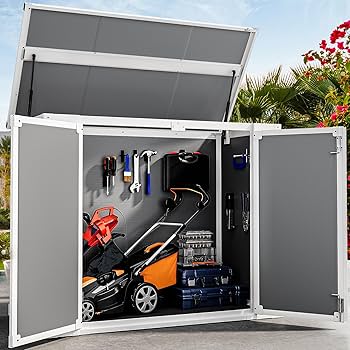 Amazon.com : DWVO 41Cu.ft Outdoor Storage Shed w/o Shelf, 4.7x2.5