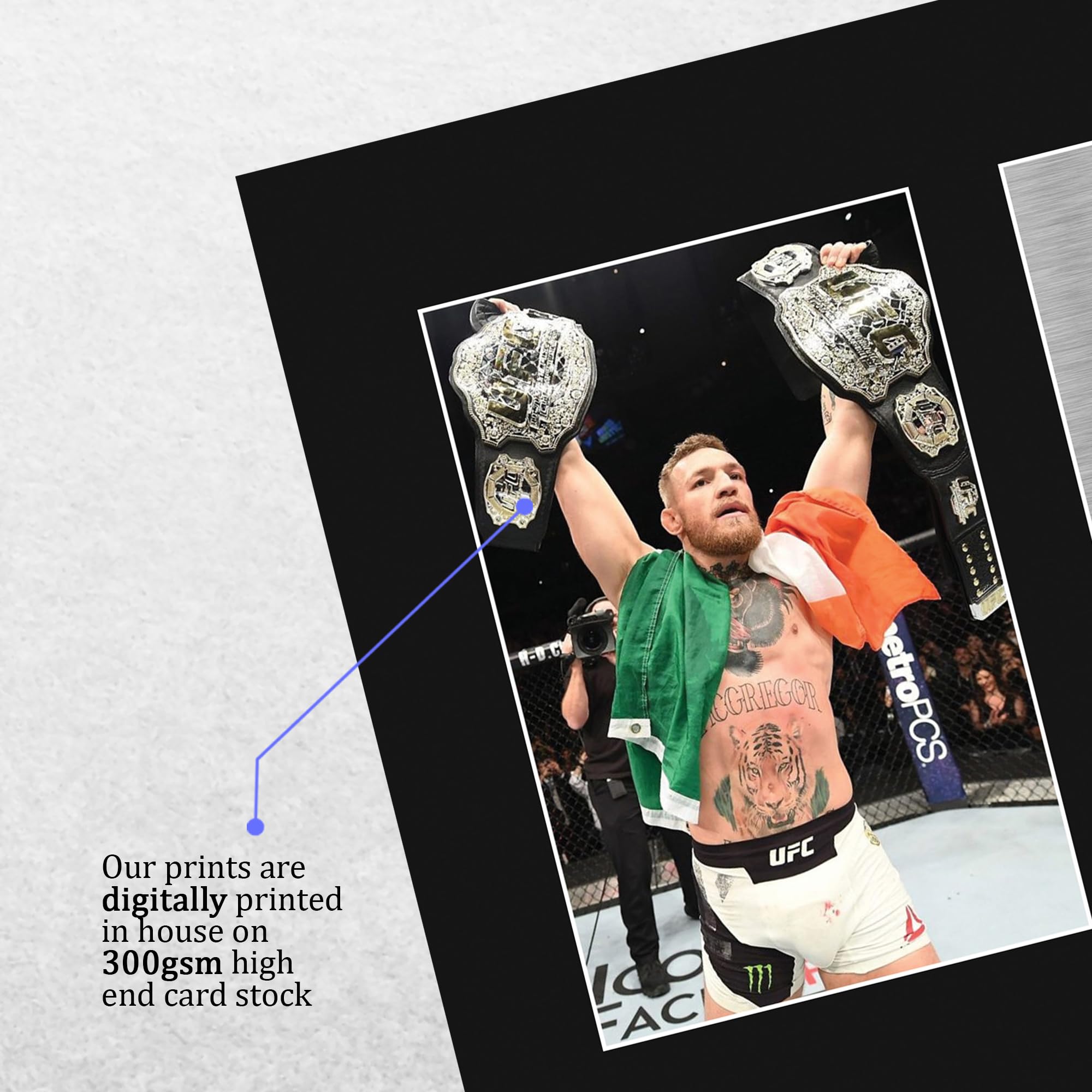 HWC Trading Conor McGregor Cadeaux Photo autographe signée