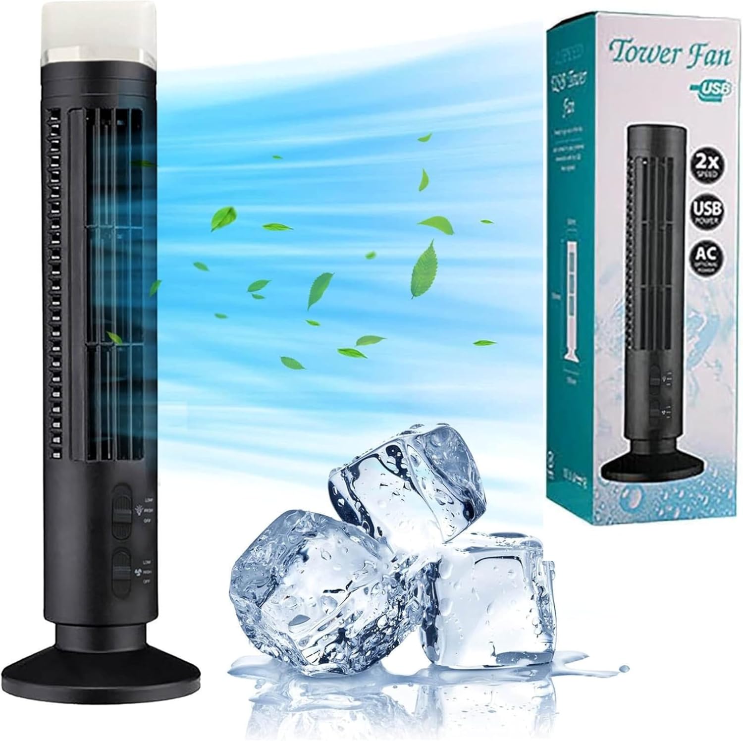 Generic tower fan, bladeless fan, tower fan led bladeless fan, bladeless tower fan, tower fans, tower fan led bladeless fan with 2 gears, oscilating fan, tower fan for bedroom, 13