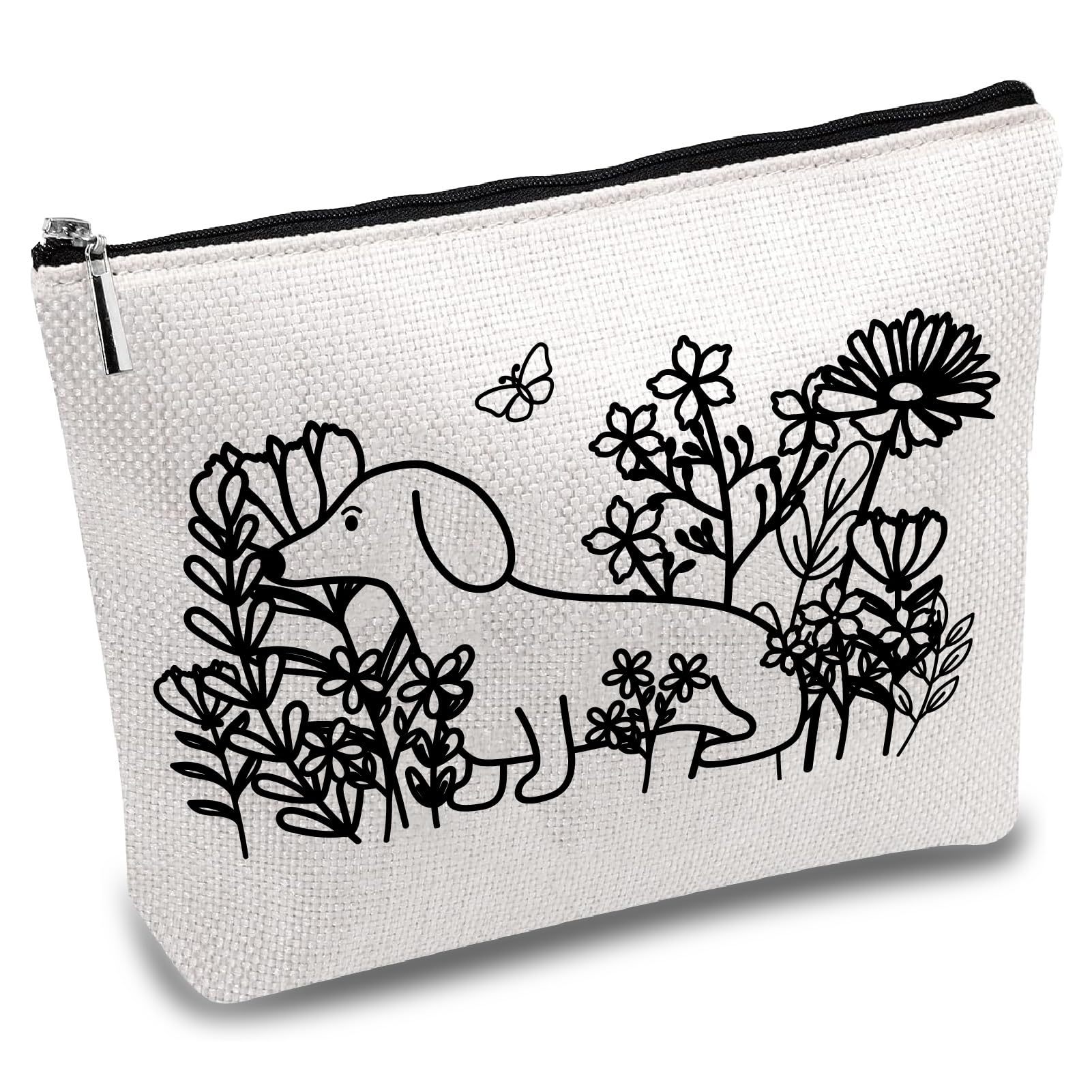 CREATCABIN Kosmetiktasche Aus Segeltuch Mit Katzenmotiv – Waschbar, 25x18cm, Ideal Für Reise & Alltag