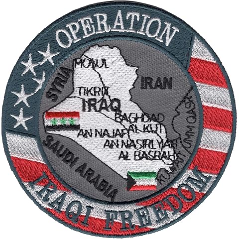 Operation Iraqi Freedom Patch Stars and Stripes