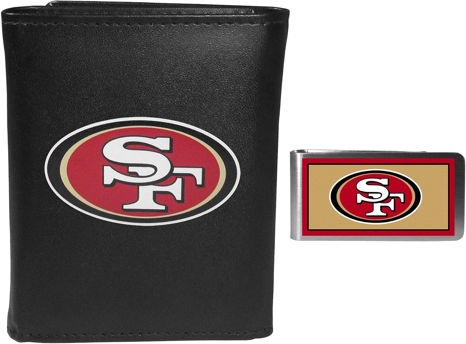 Siskiyou Sports NFL unisex Tri-fold Wallet & Color Money Clip