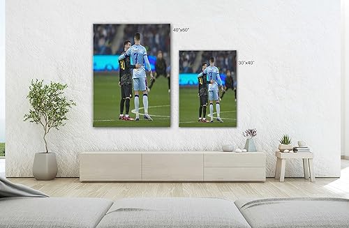 Miniatura 10 de SpiritualHands Cristiano Ronaldo - Lienzo decorativo para pared, diseño de superestrella de fútbol, colorido Ronaldo Soccer Home Room, póster