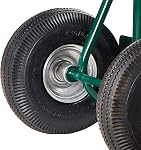 Harper Trucks 700 lb Capacity Super-Steel Convertible Hand Truck, Dual Purpose 2 Wheel Dolly and 4 Wheel Cart with 10" Pneumatic Wheels