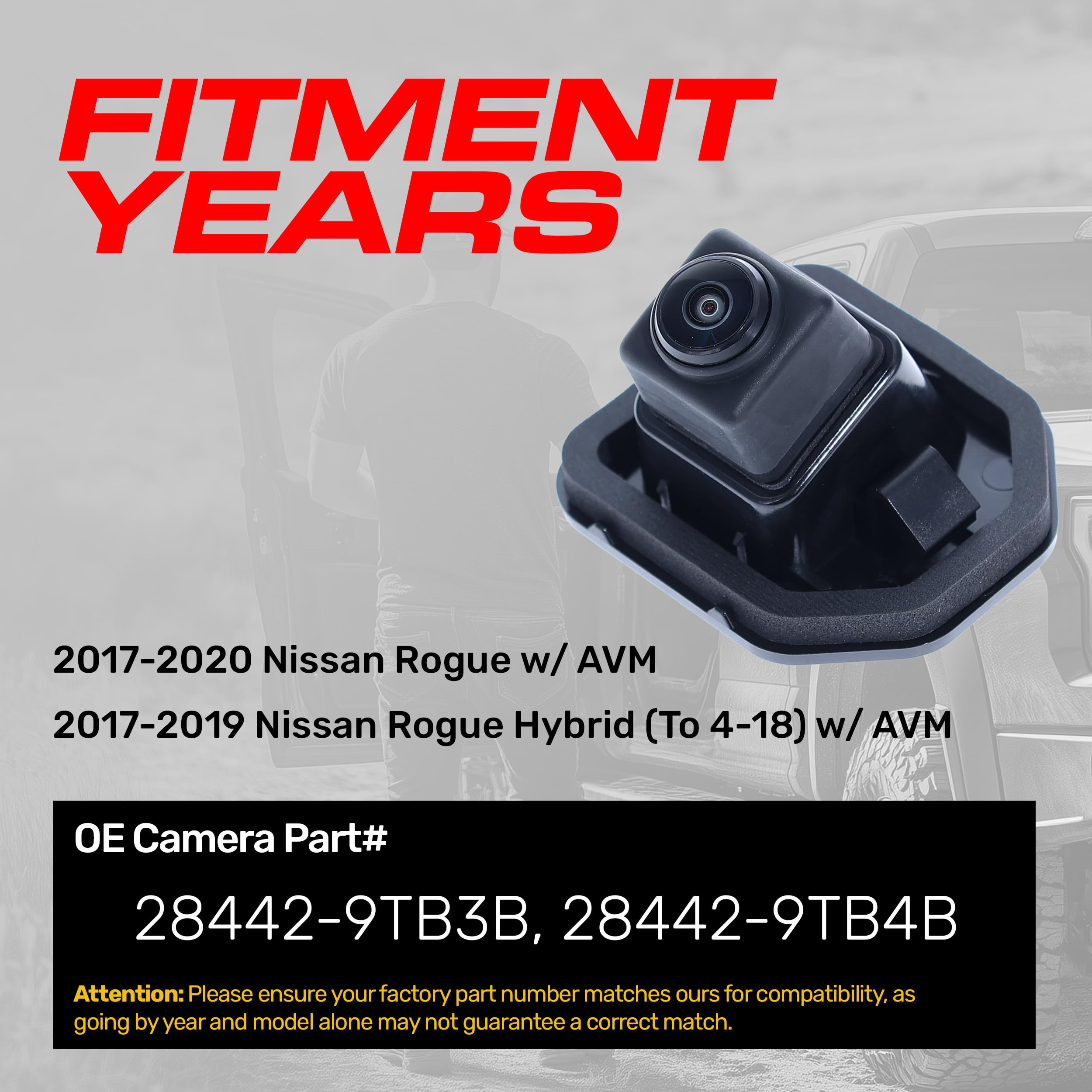Amazon.com: Master Tailgaters Replacement for Nissan Rogue w/AVM