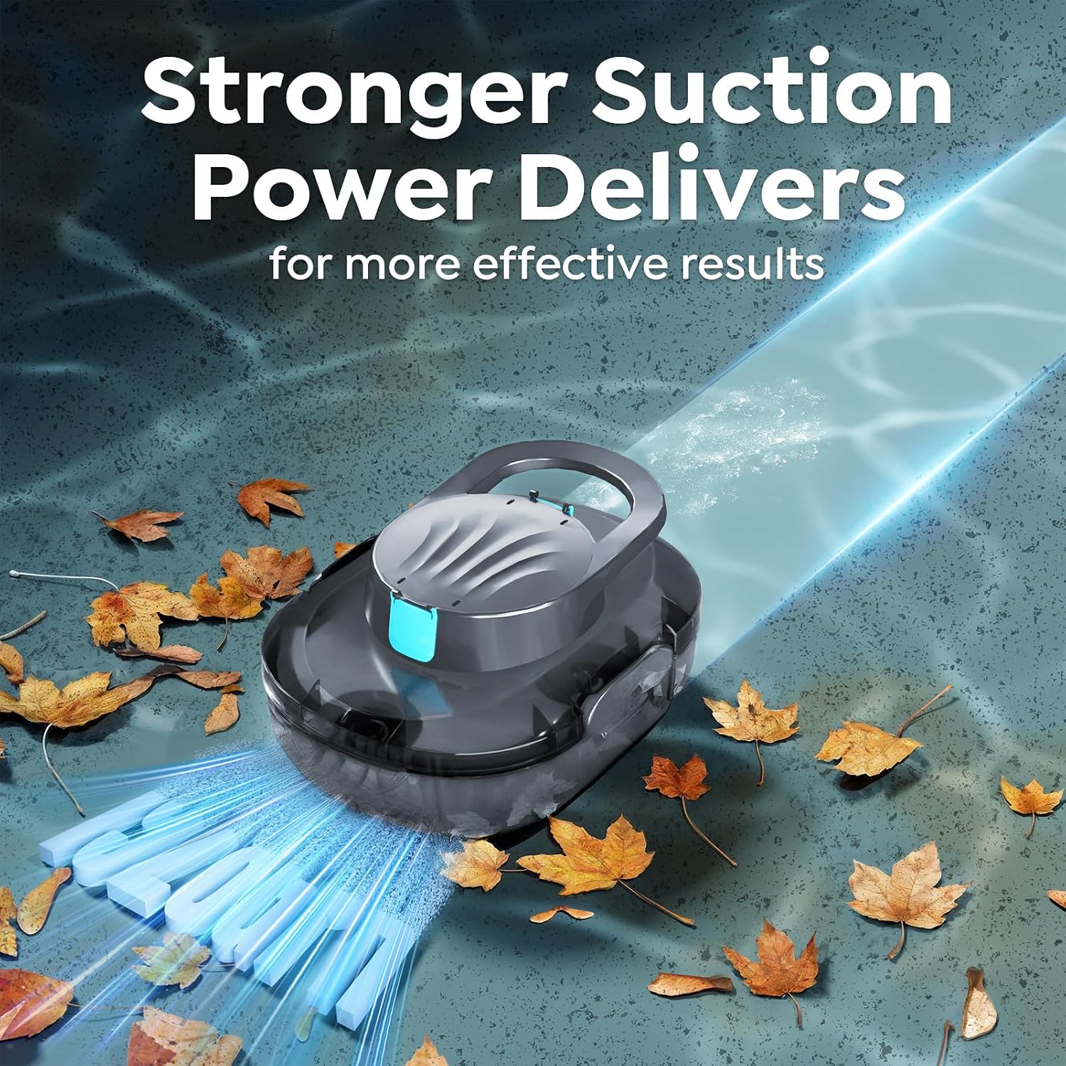 S1 Pro Cordless Robotic Pool Cleaner, 130-Min Runtime, Cleans Up to 1,292 Sq.Ft, Dual-Motor Pool Vacuum, Automatic Cleaner with Large Filter Basket, Fast Charging & Self-Parking (Soft Gray) thumbnail