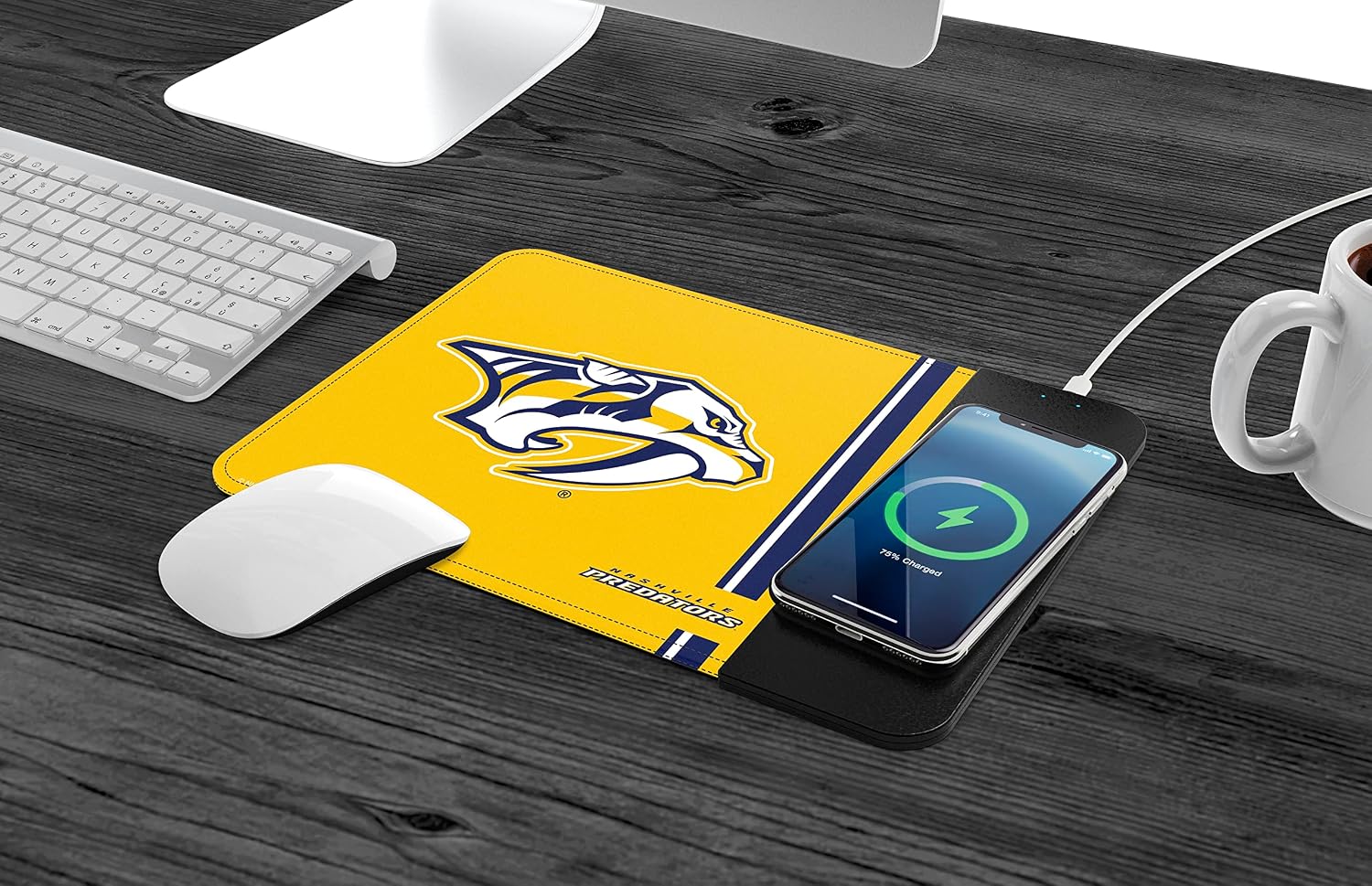SOAR NHL Wireless Charging Mouse Pad, Nashville Predators