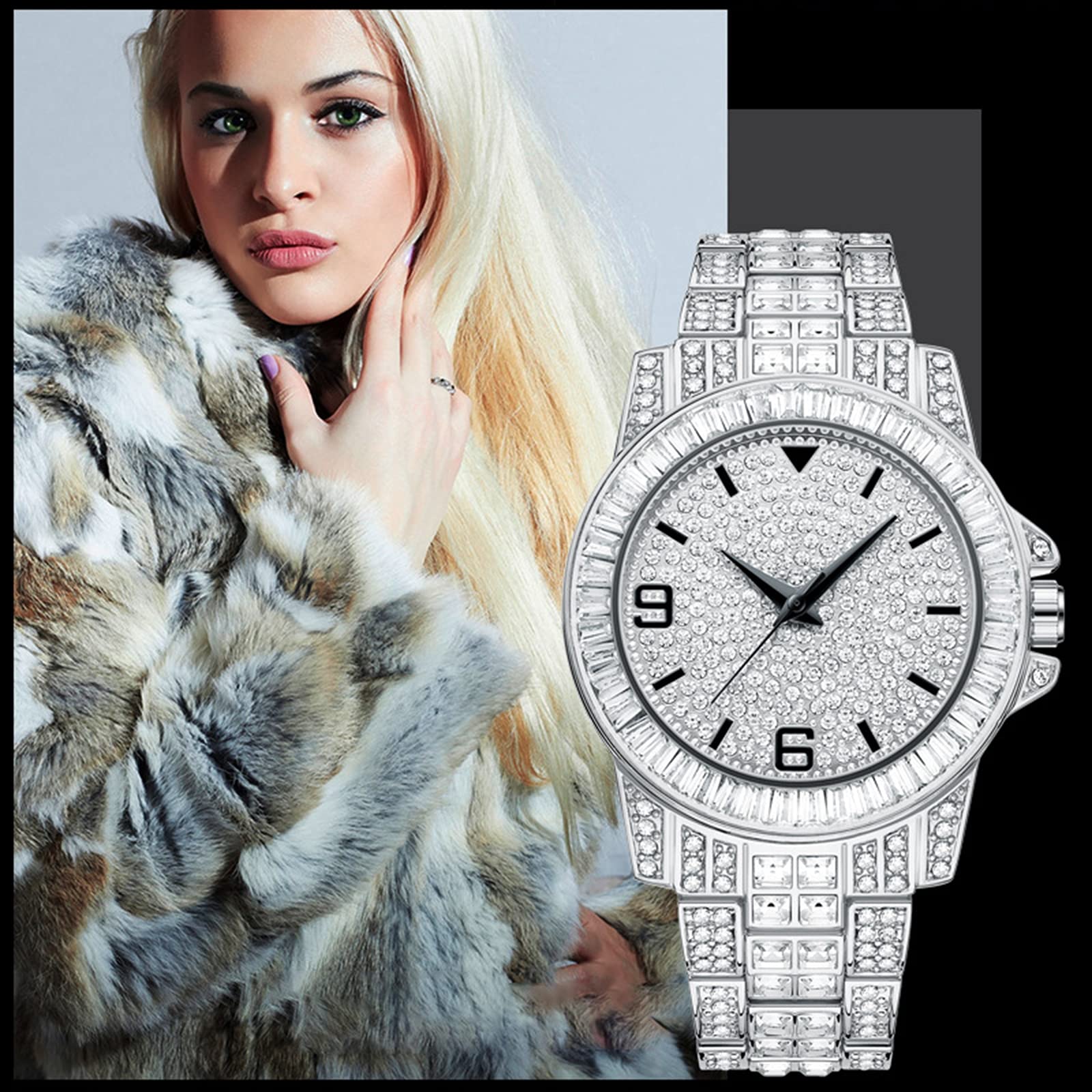 PartyKindom Vrouwen Elegante Horloge Met Vijfpuntige Ster Ontwerp Stijlvolle Damespolshorloge Met Faux Lederen Band Voor Kantoor Vrije Modieuze Accessoire Voor Elke Gelegenheid