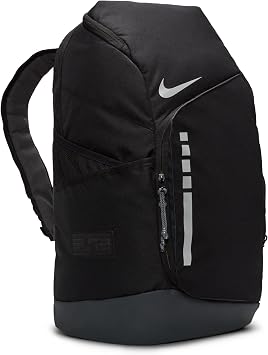 Nike Elite Pro Basketball Backpack BA6164 (Black/Metallic Silver, One Size 32L)