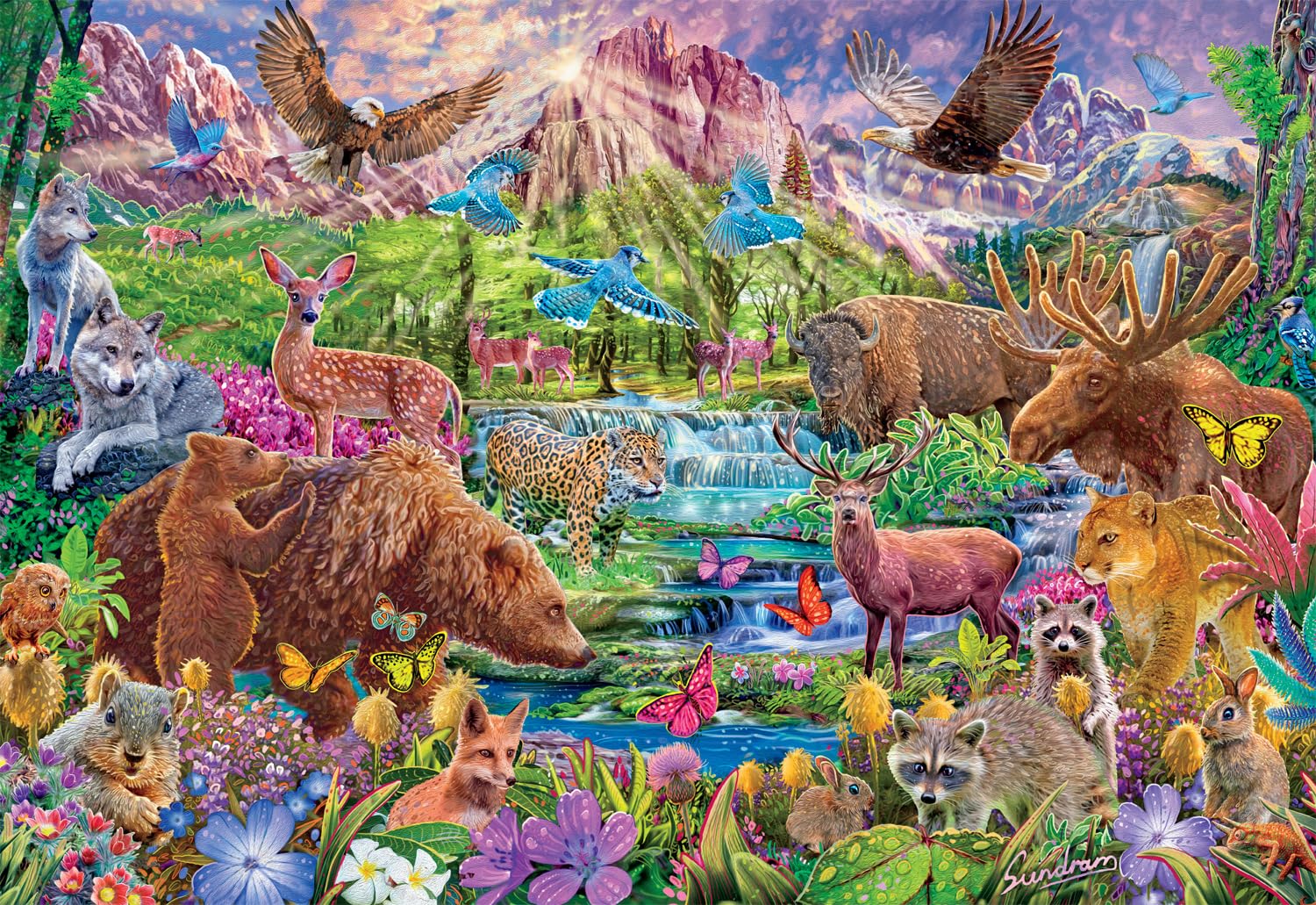 Amazon.com: Ceaco - Majestic Wilderness - 2000 Piece Jigsaw Puzzle