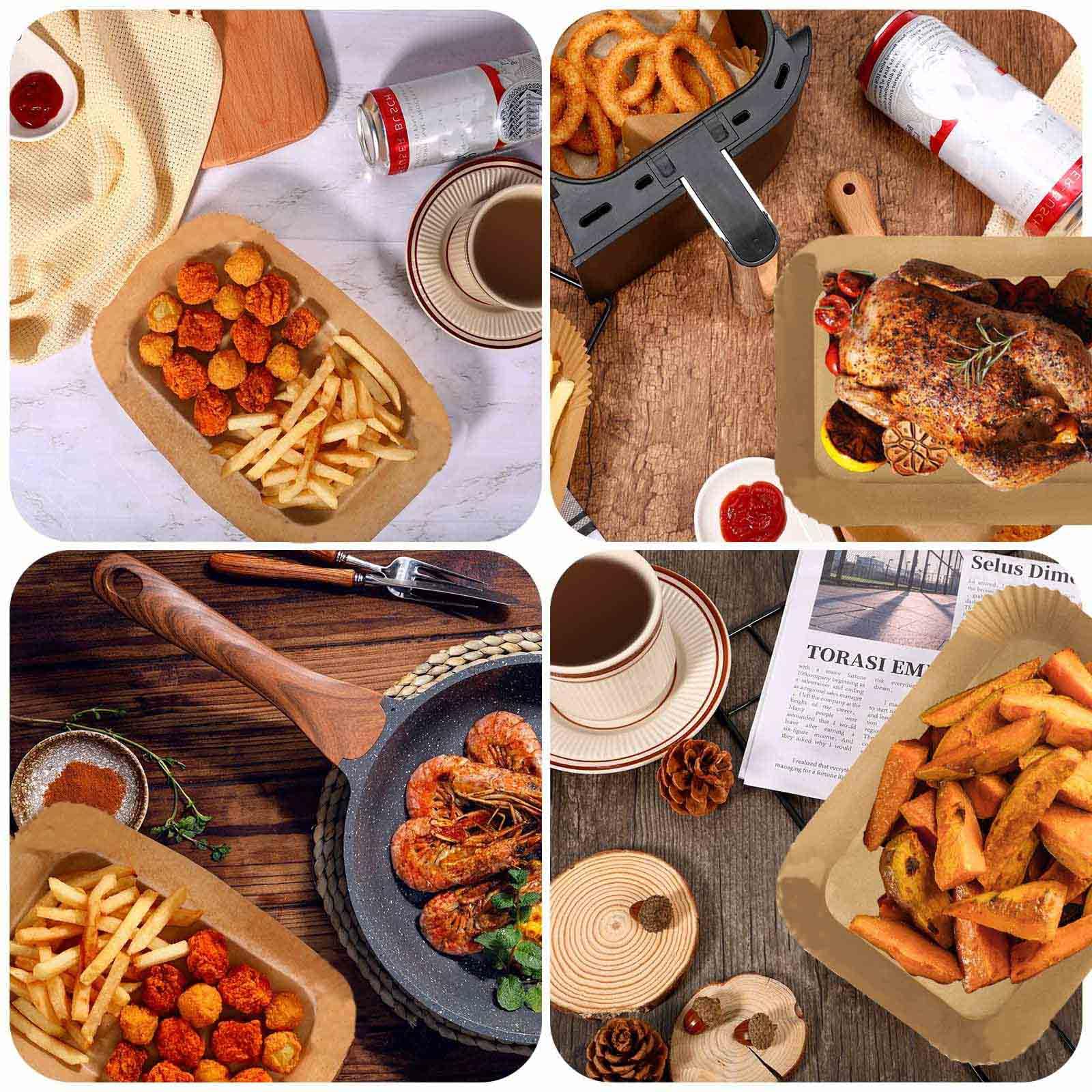 100PCS Air Fryer Liners Disposable For Ninja Dual, Ninja Air Fryer - View #7